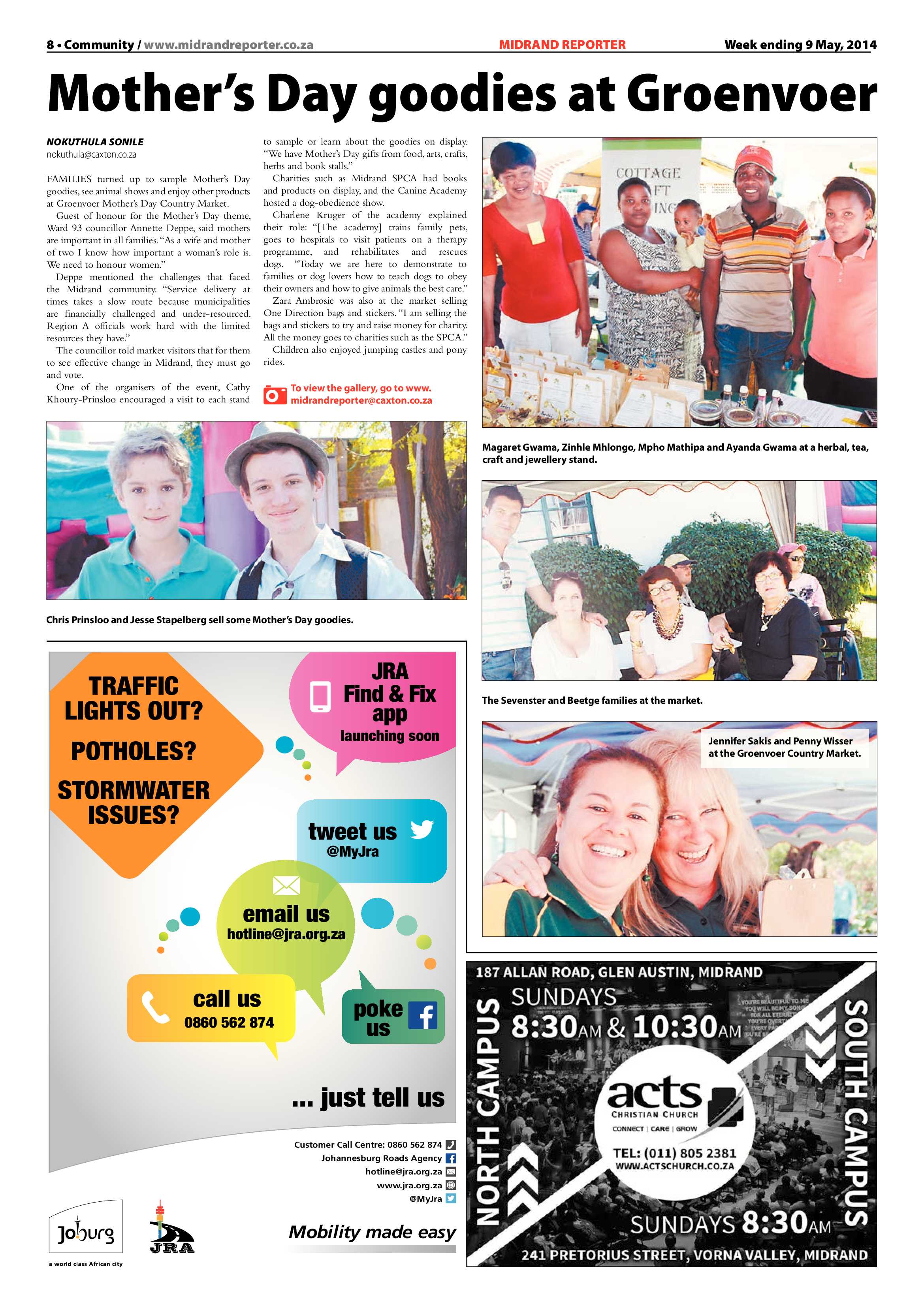 Midrand Reporter 09 May 2014 page 8