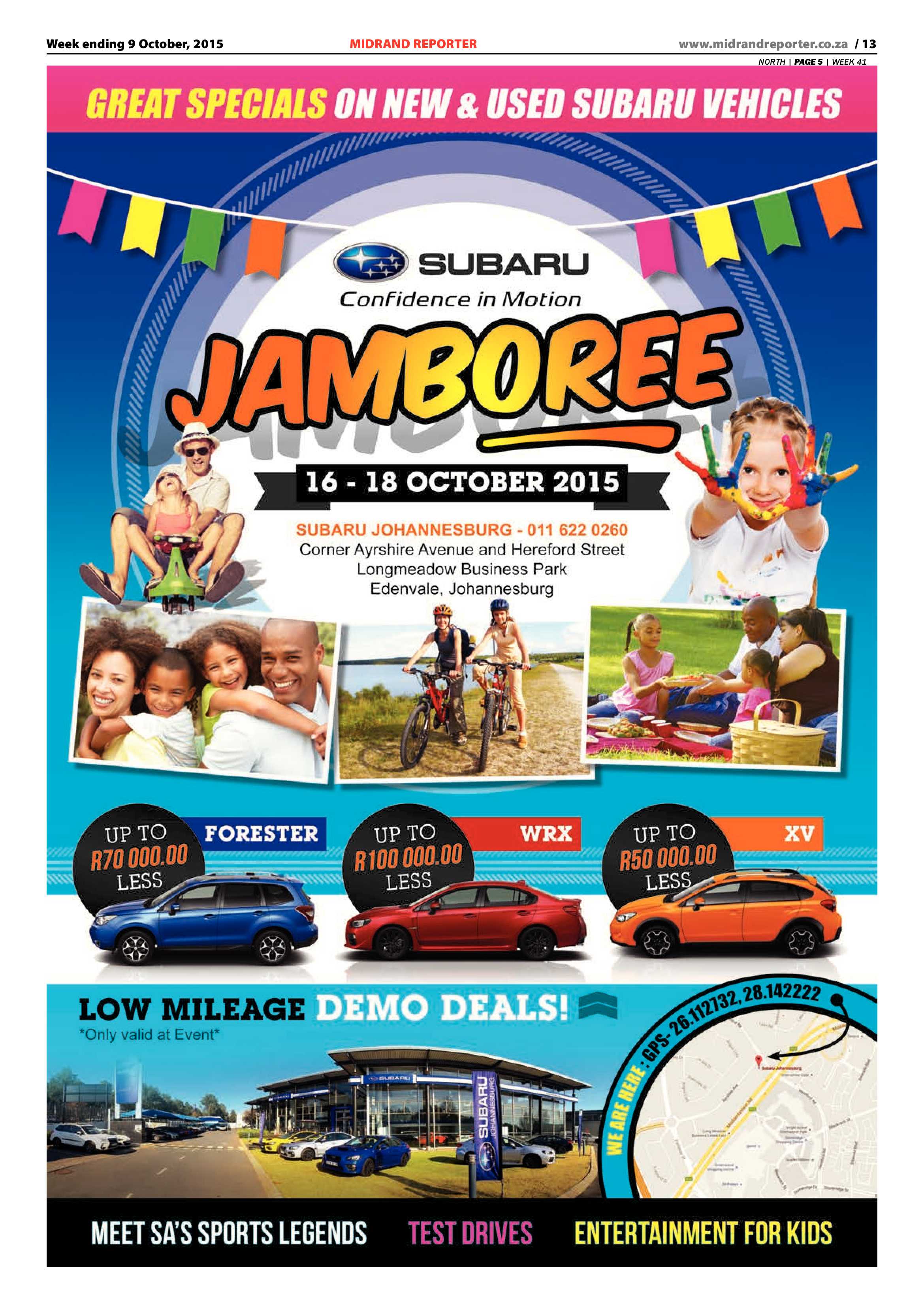 Midrand Reporter 09 October 2015 page 13