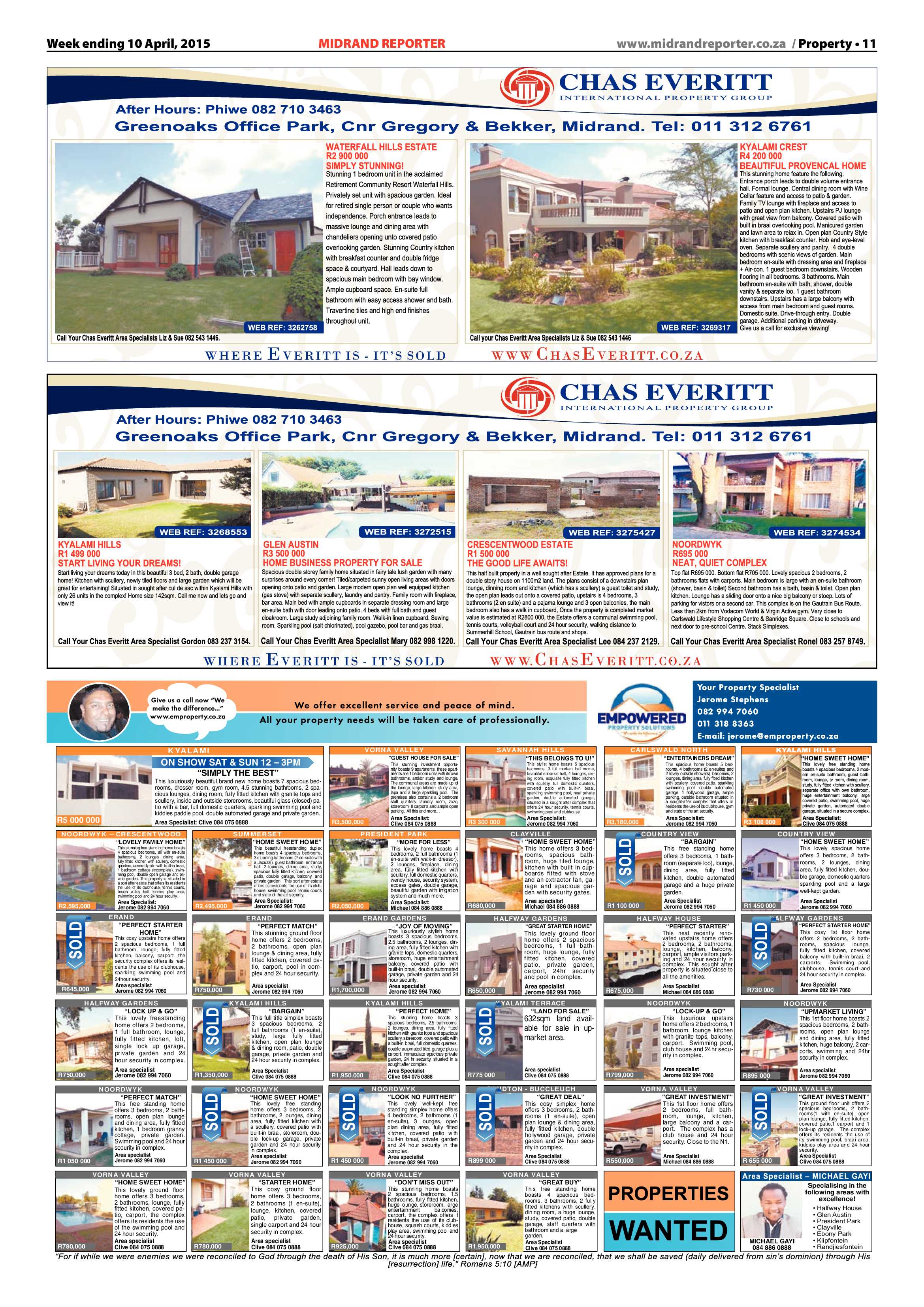 MIdrand Reporter 10 April 2015 page 11