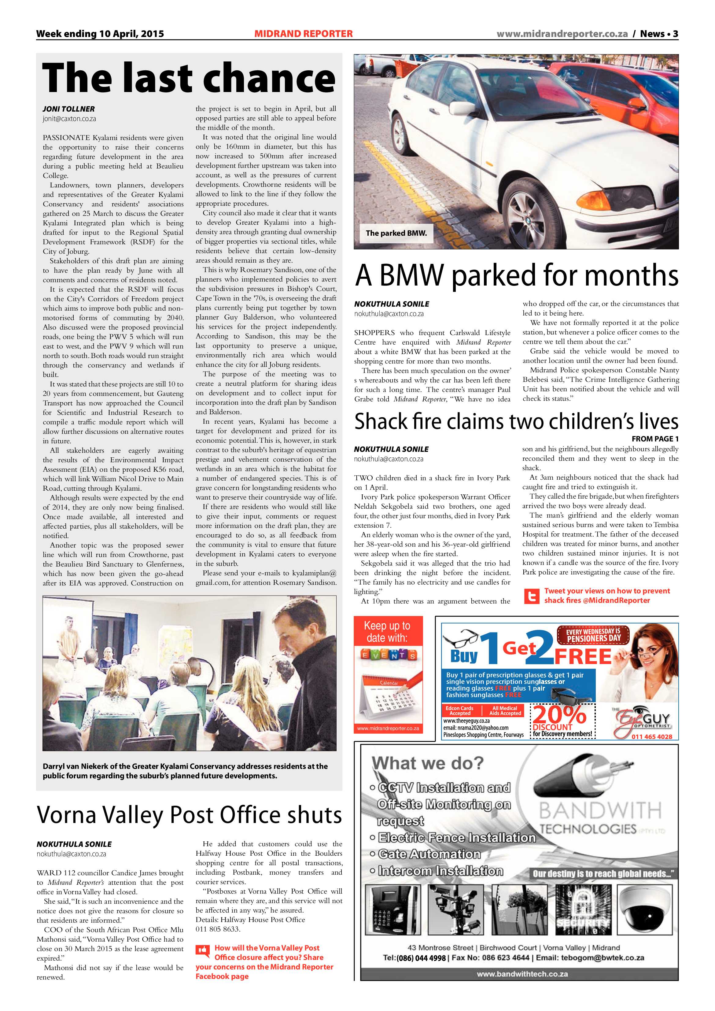 MIdrand Reporter 10 April 2015 page 3