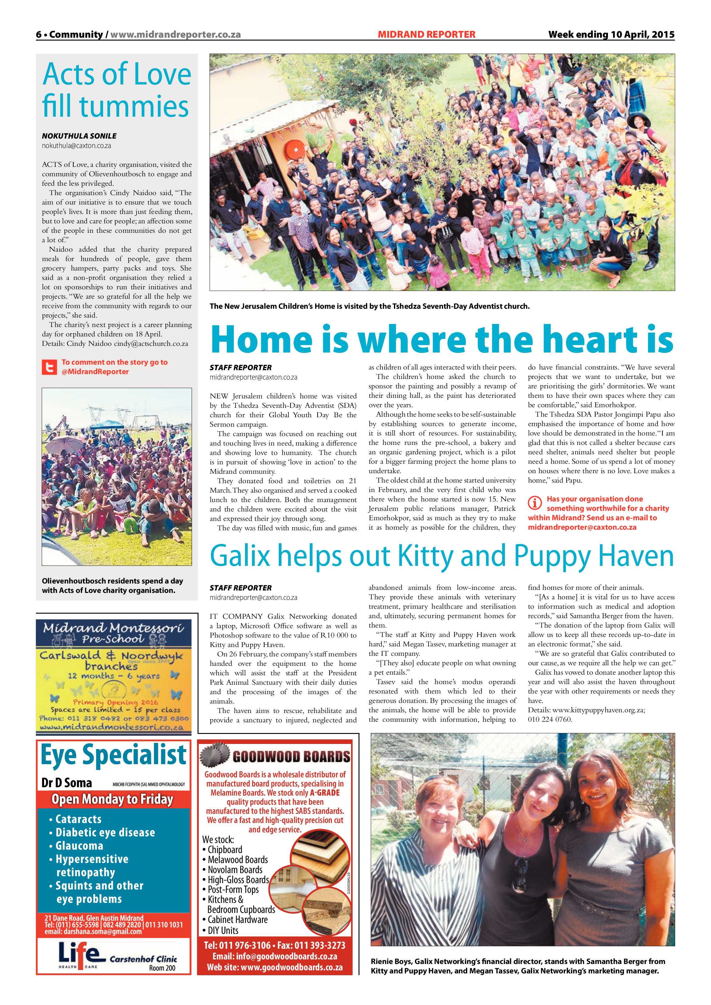 MIdrand Reporter 10 April 2015 page 6