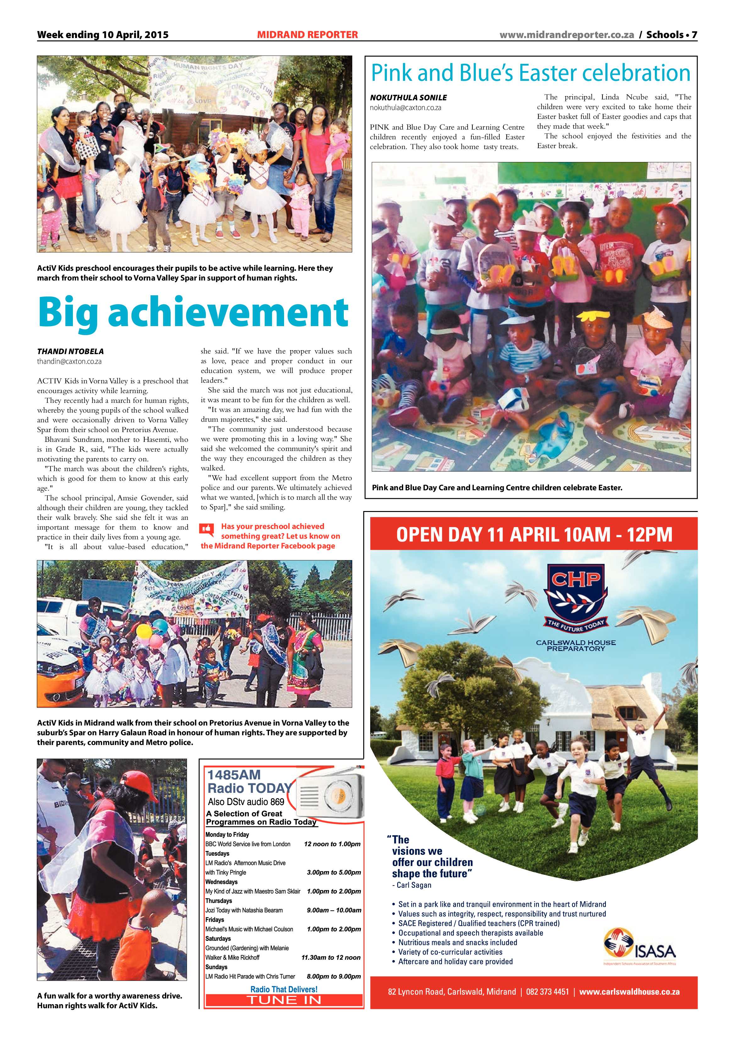 MIdrand Reporter 10 April 2015 page 7