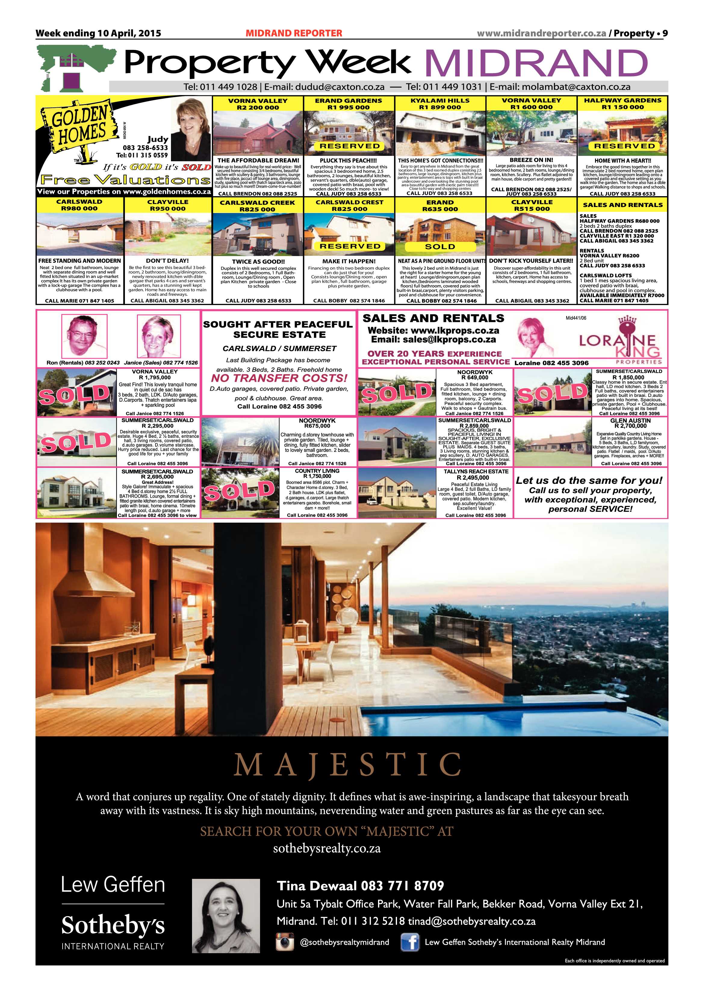 MIdrand Reporter 10 April 2015 page 9