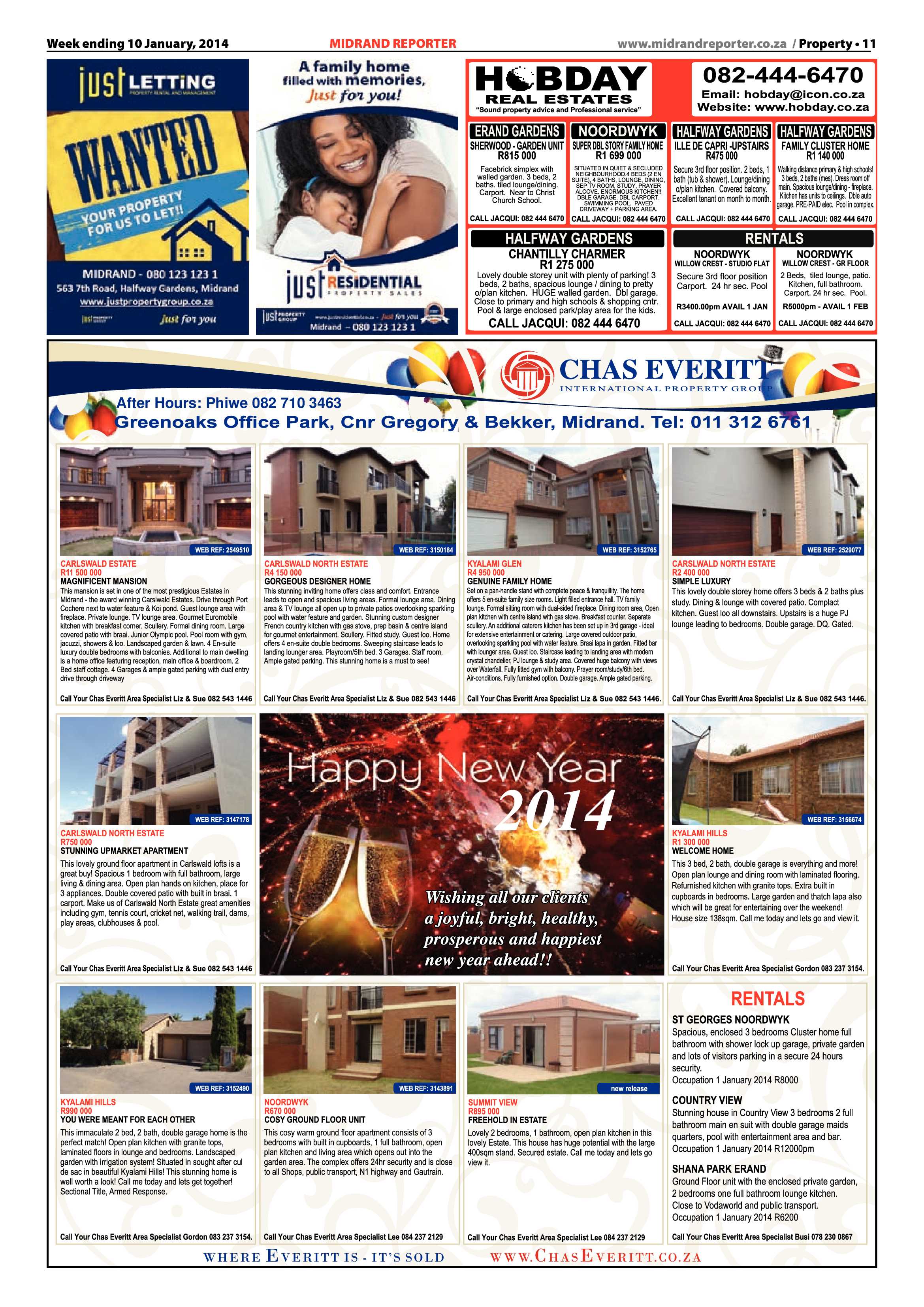 Midrand Reporter 10 January 2014 page 11