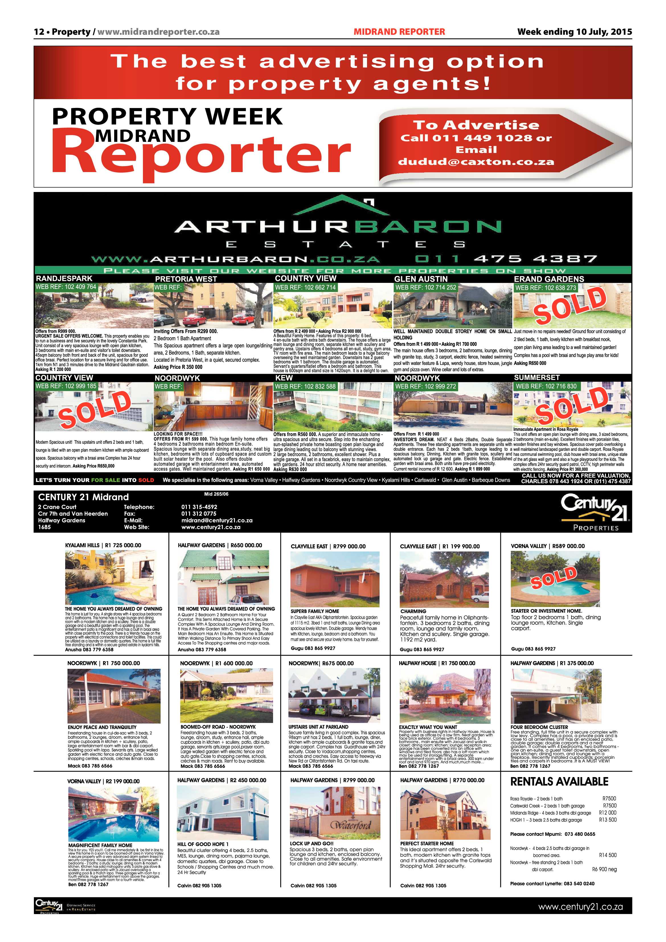 Midrand Reporter 10 July 2015 page 12