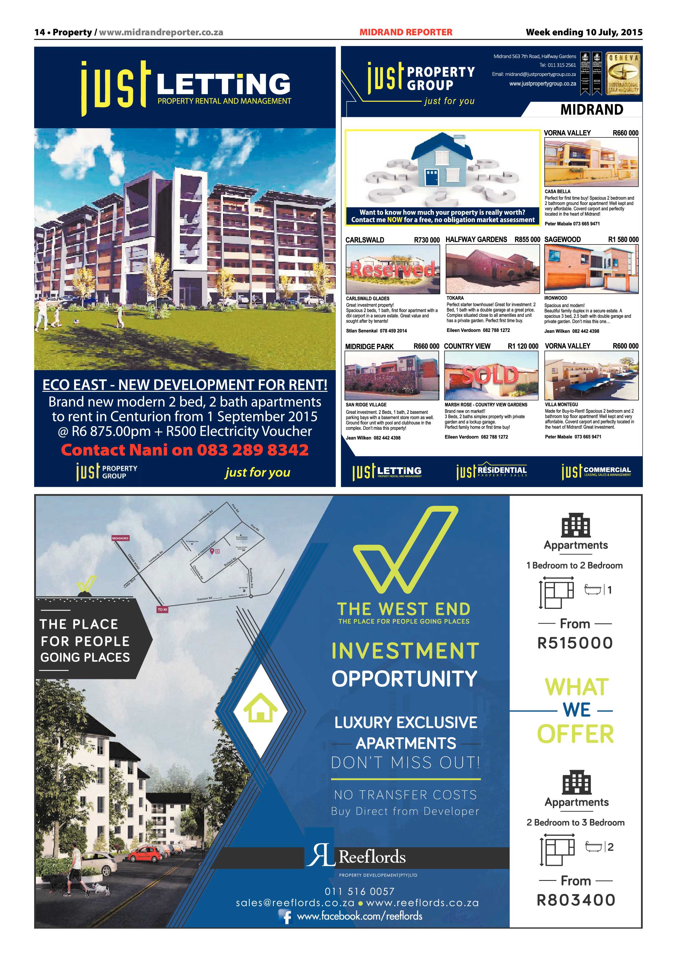 Midrand Reporter 10 July 2015 page 14