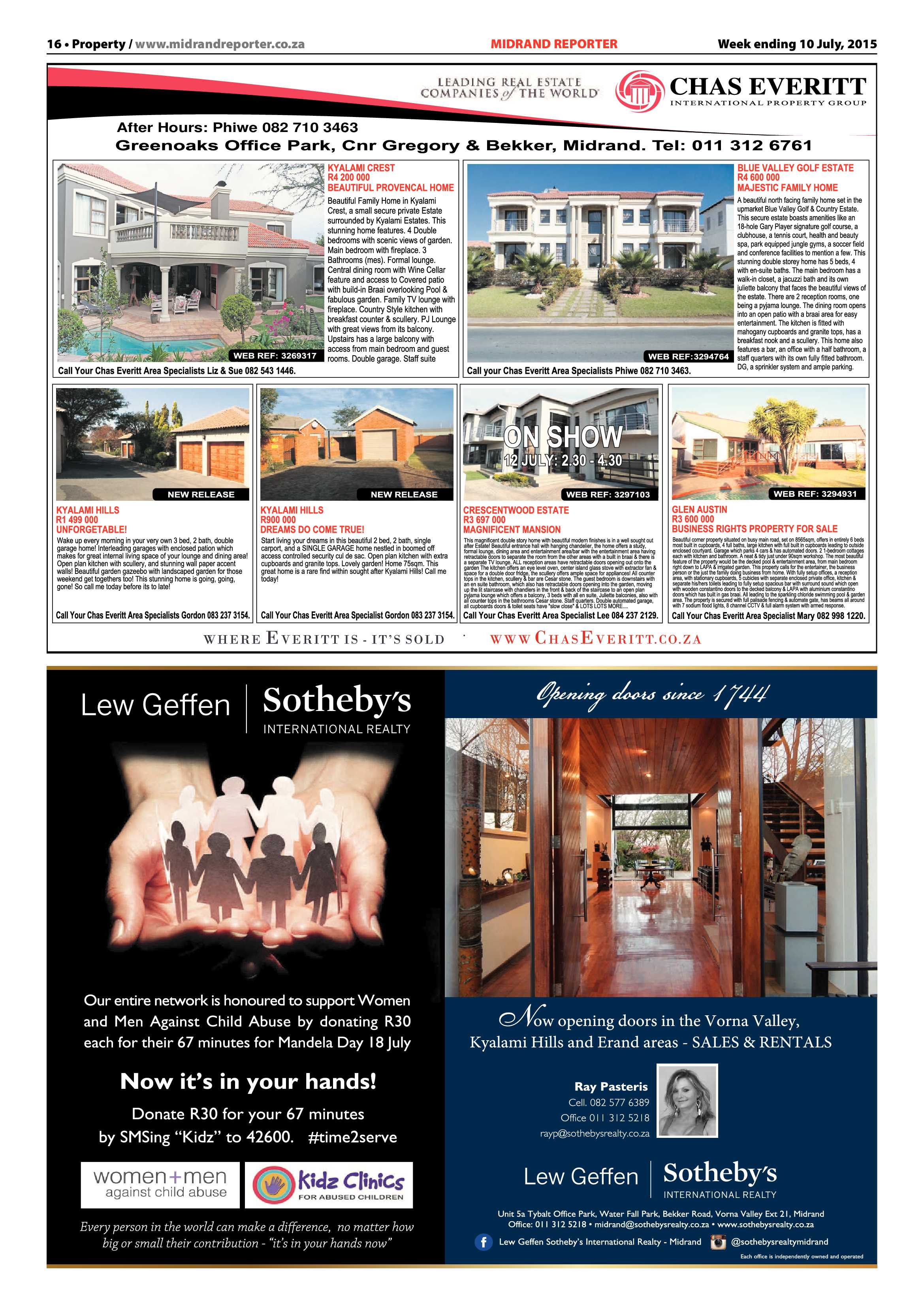 Midrand Reporter 10 July 2015 page 16