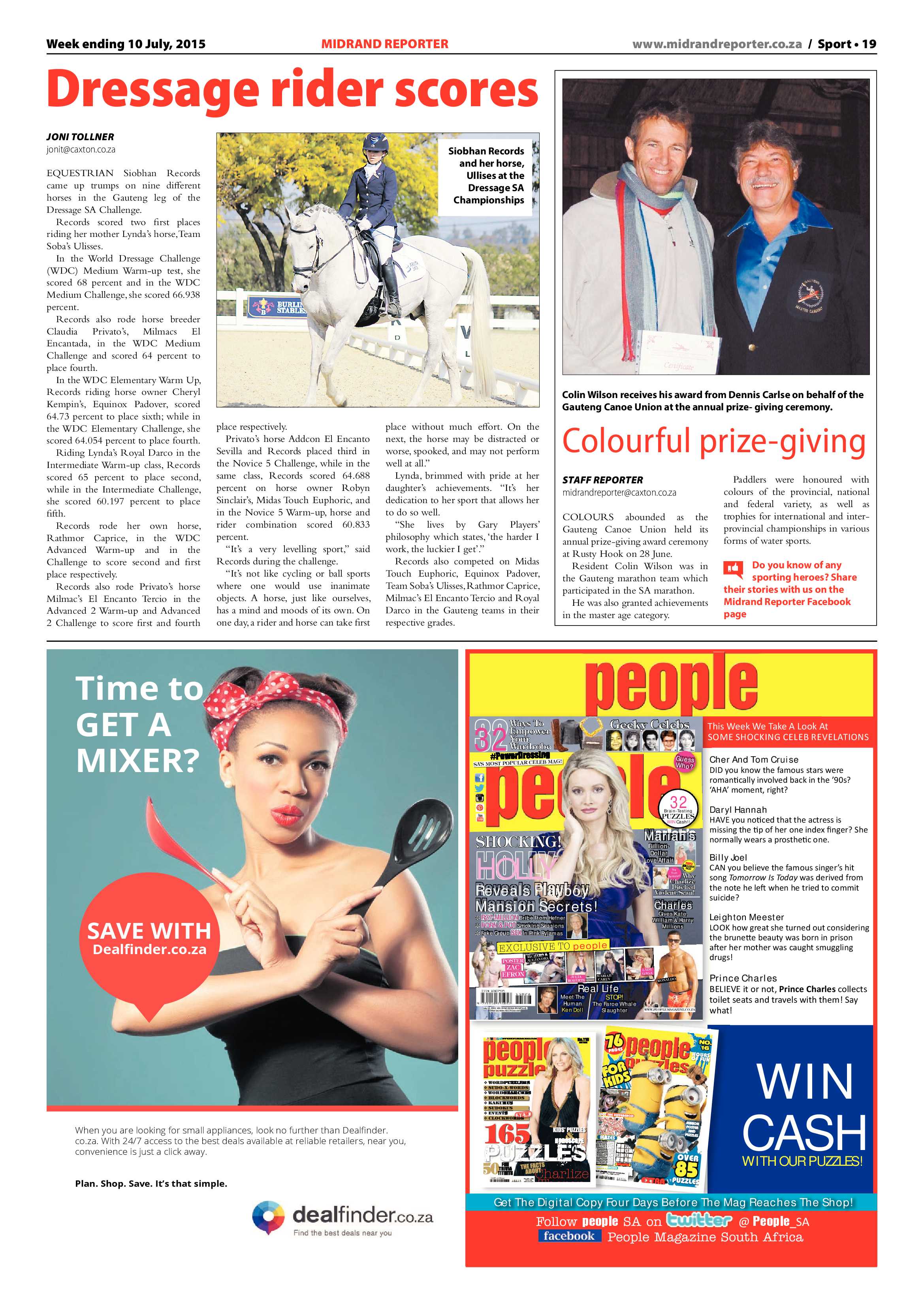 Midrand Reporter 10 July 2015 page 19