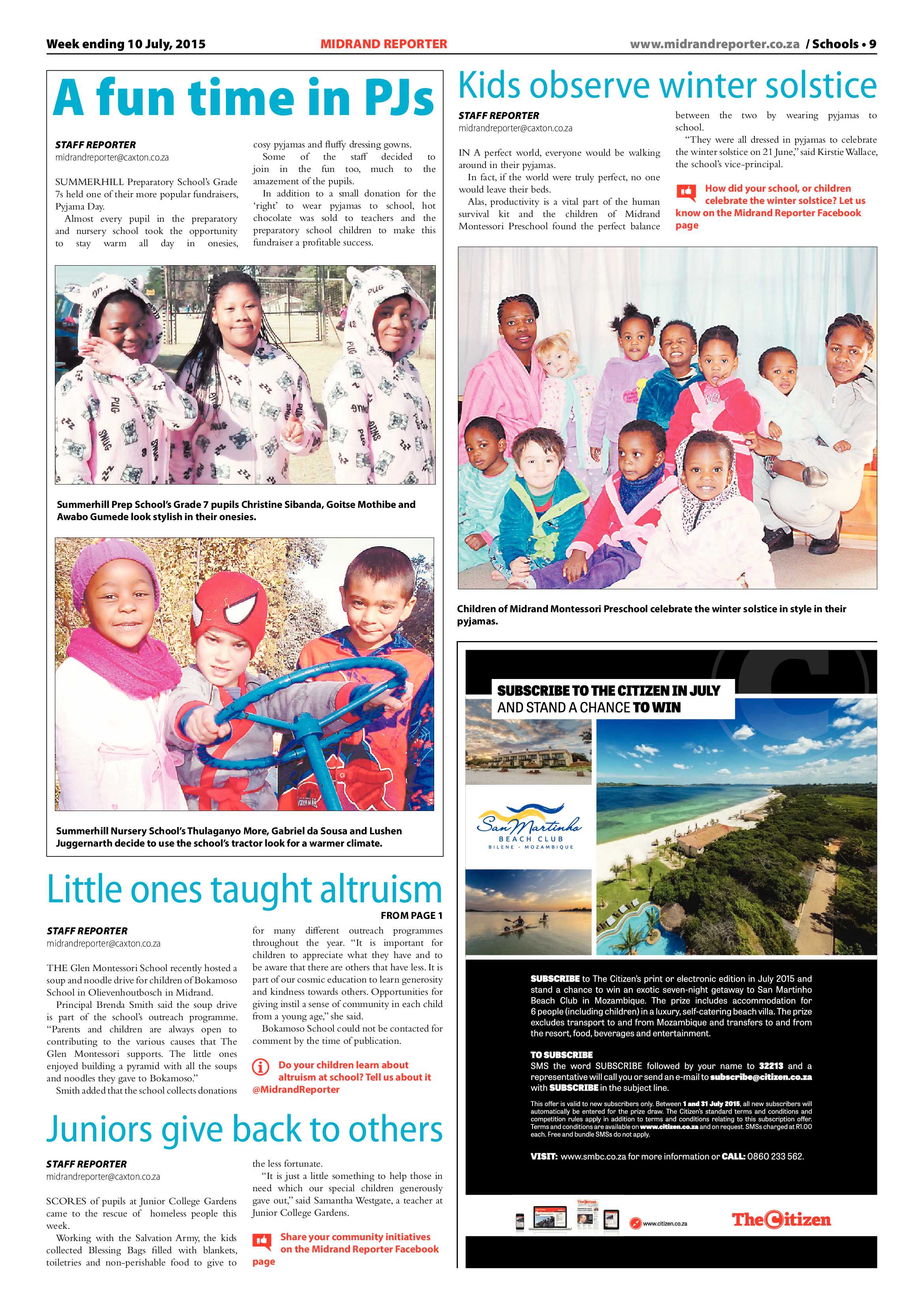 Midrand Reporter 10 July 2015 page 9