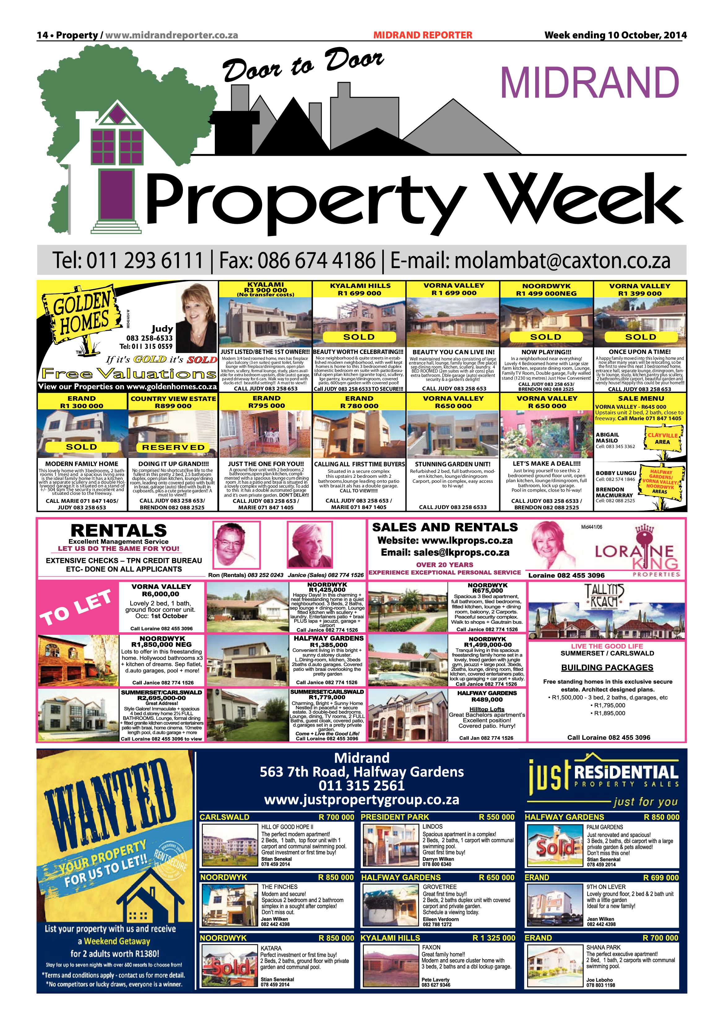 Midrand Reporter 10 October 2014 page 14