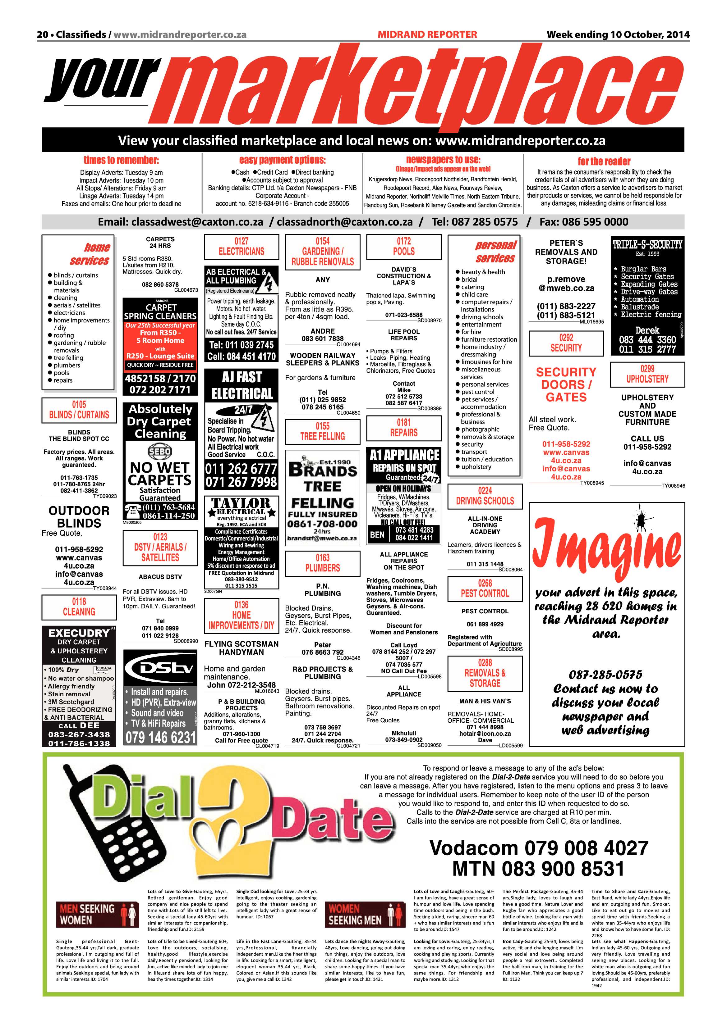 Midrand Reporter 10 October 2014 page 20