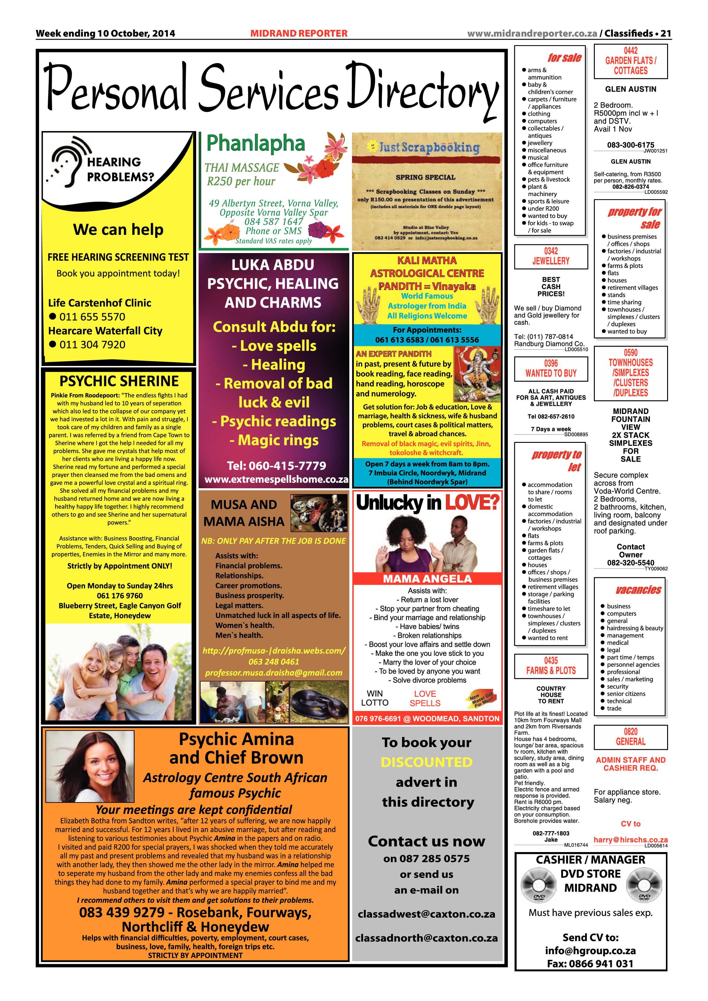 Midrand Reporter 10 October 2014 page 21