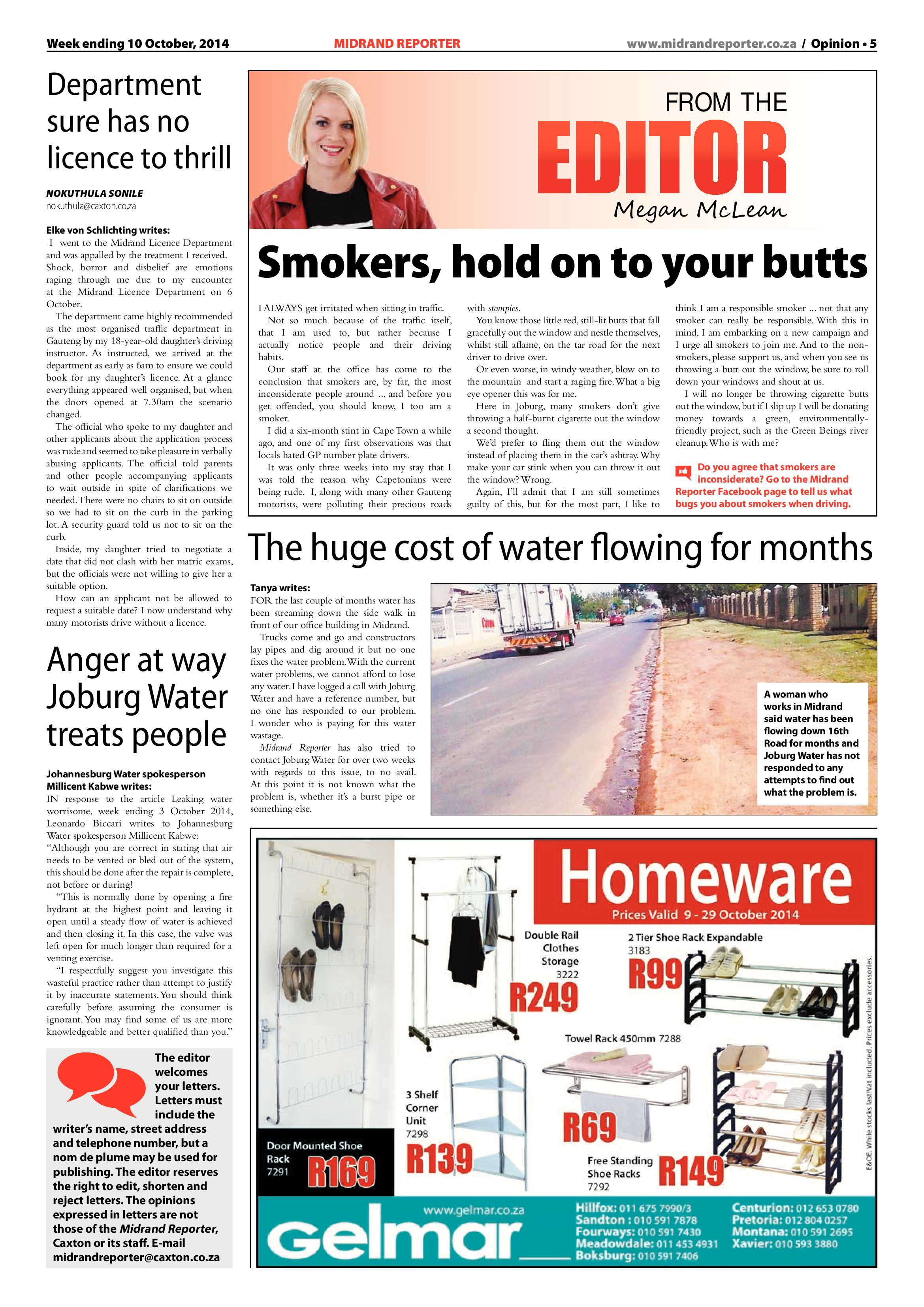 Midrand Reporter 10 October 2014 page 5