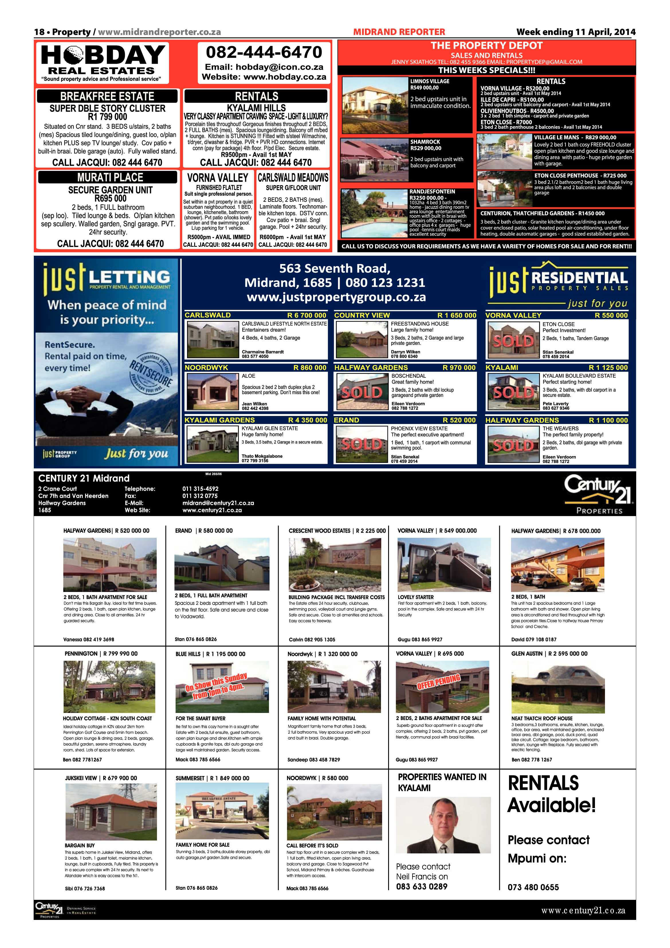 Midrand Reporter 11 April 2014 page 18