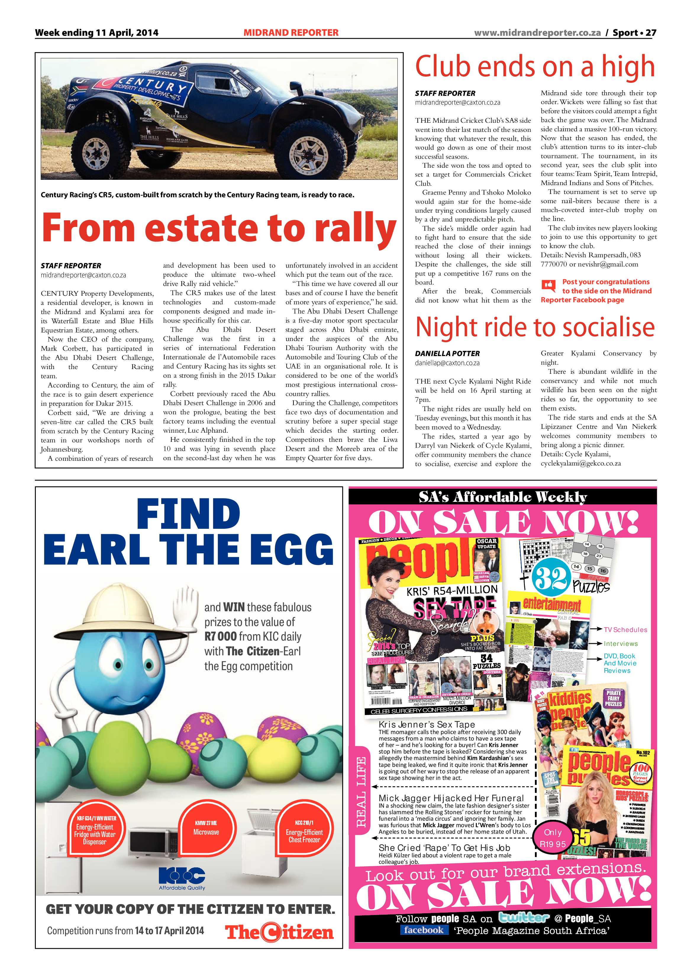 Midrand Reporter 11 April 2014 page 27