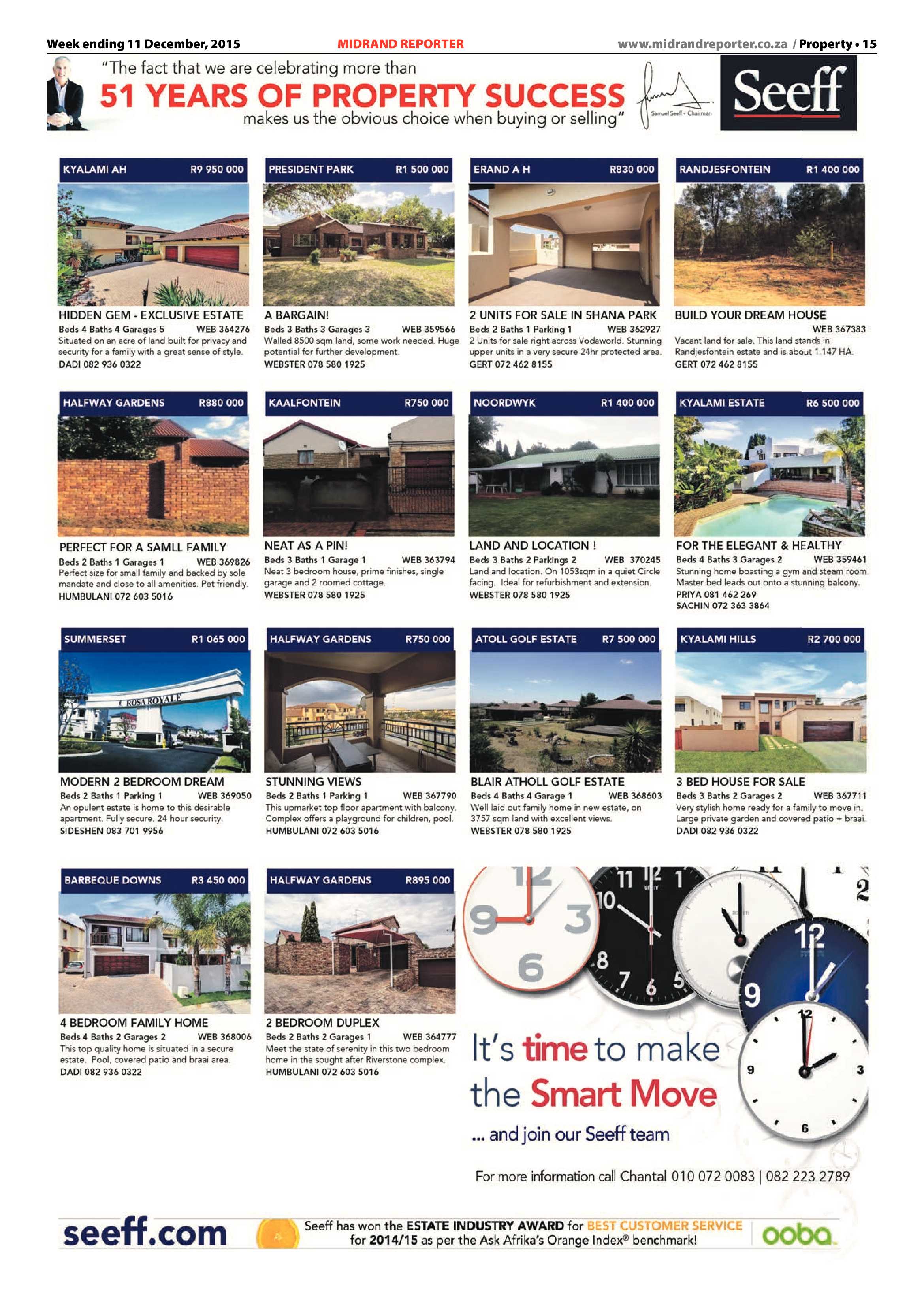 Midrand Reporter 11 December 2015 page 15