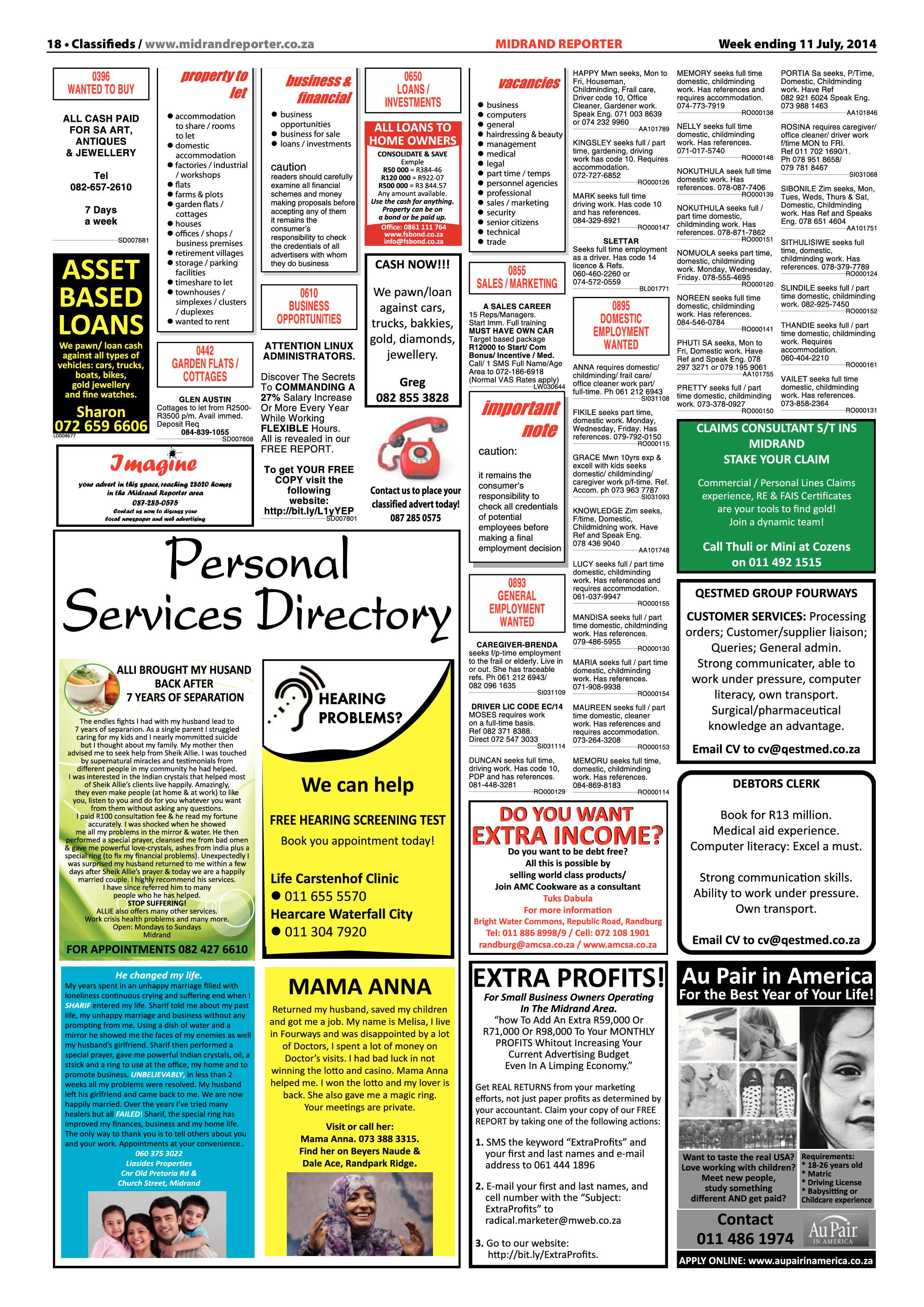 Midrand Reporter 11 July 2014 page 18