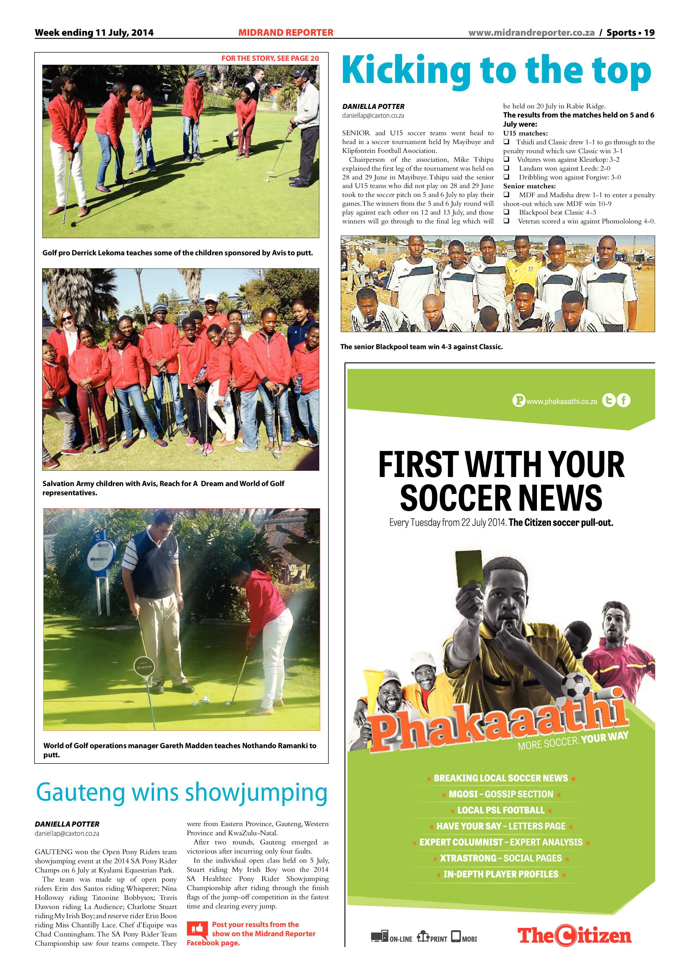 Midrand Reporter 11 July 2014 page 19