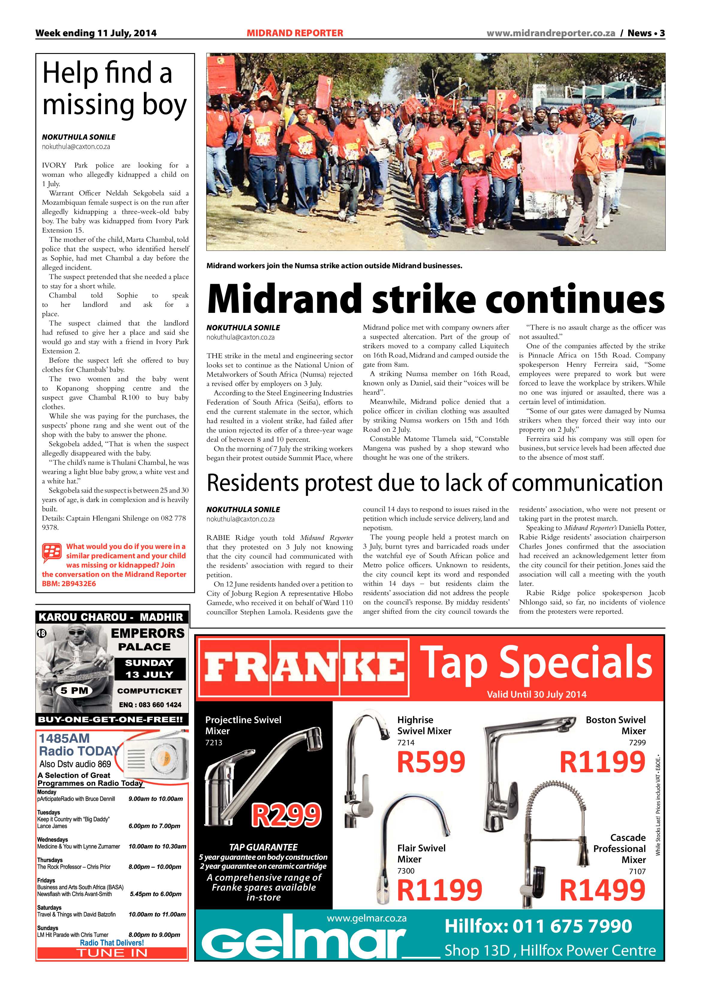 Midrand Reporter 11 July 2014 page 3