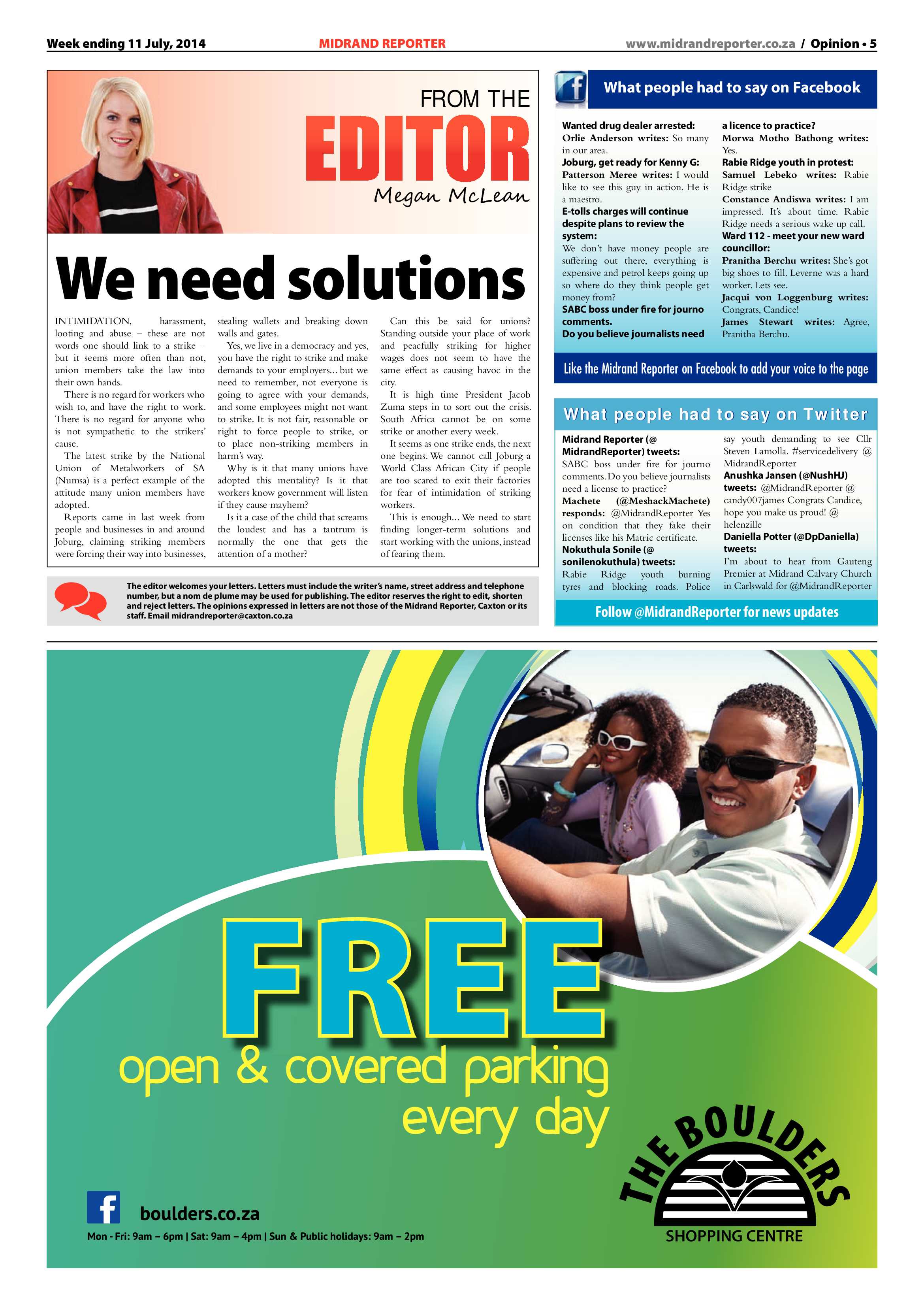 Midrand Reporter 11 July 2014 page 5