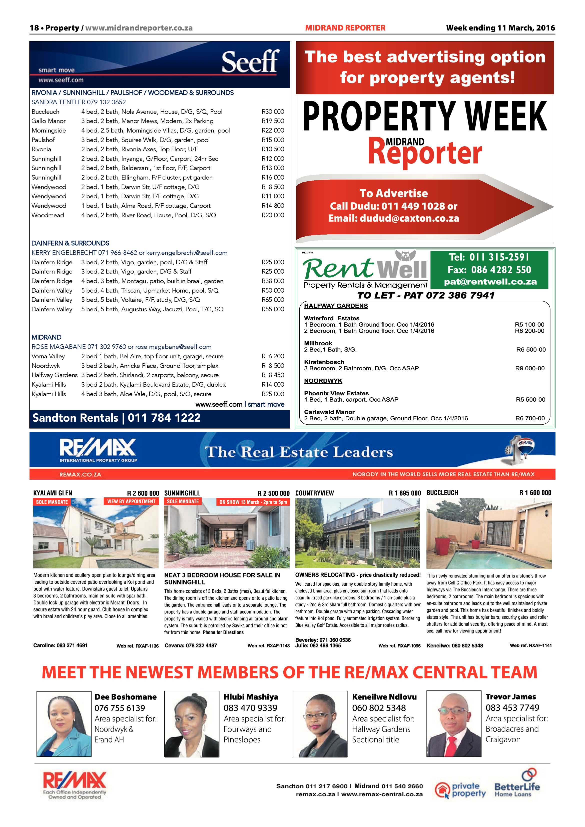 Midrand Reporter 11 March 2016 page 18