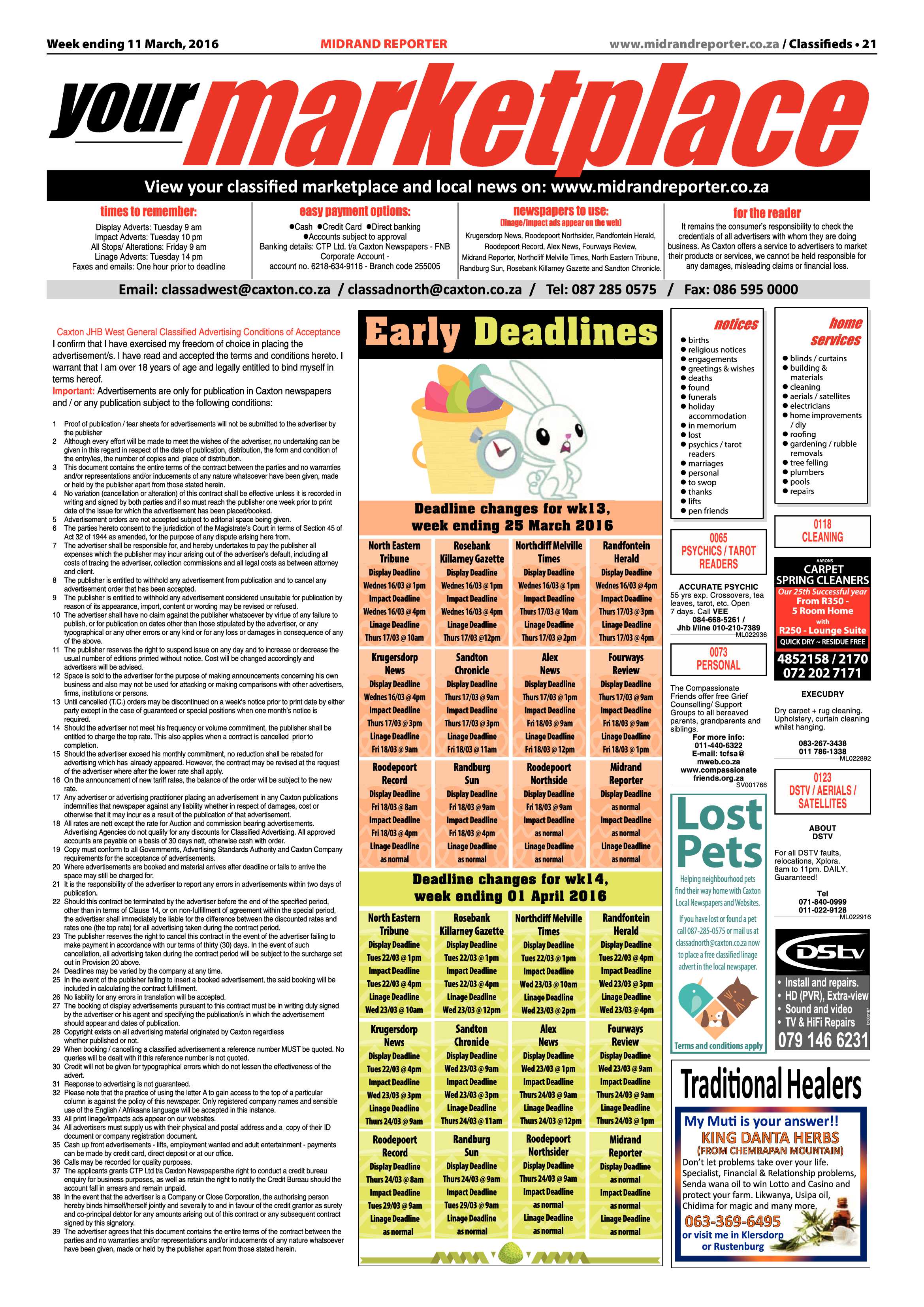 Midrand Reporter 11 March 2016 page 21