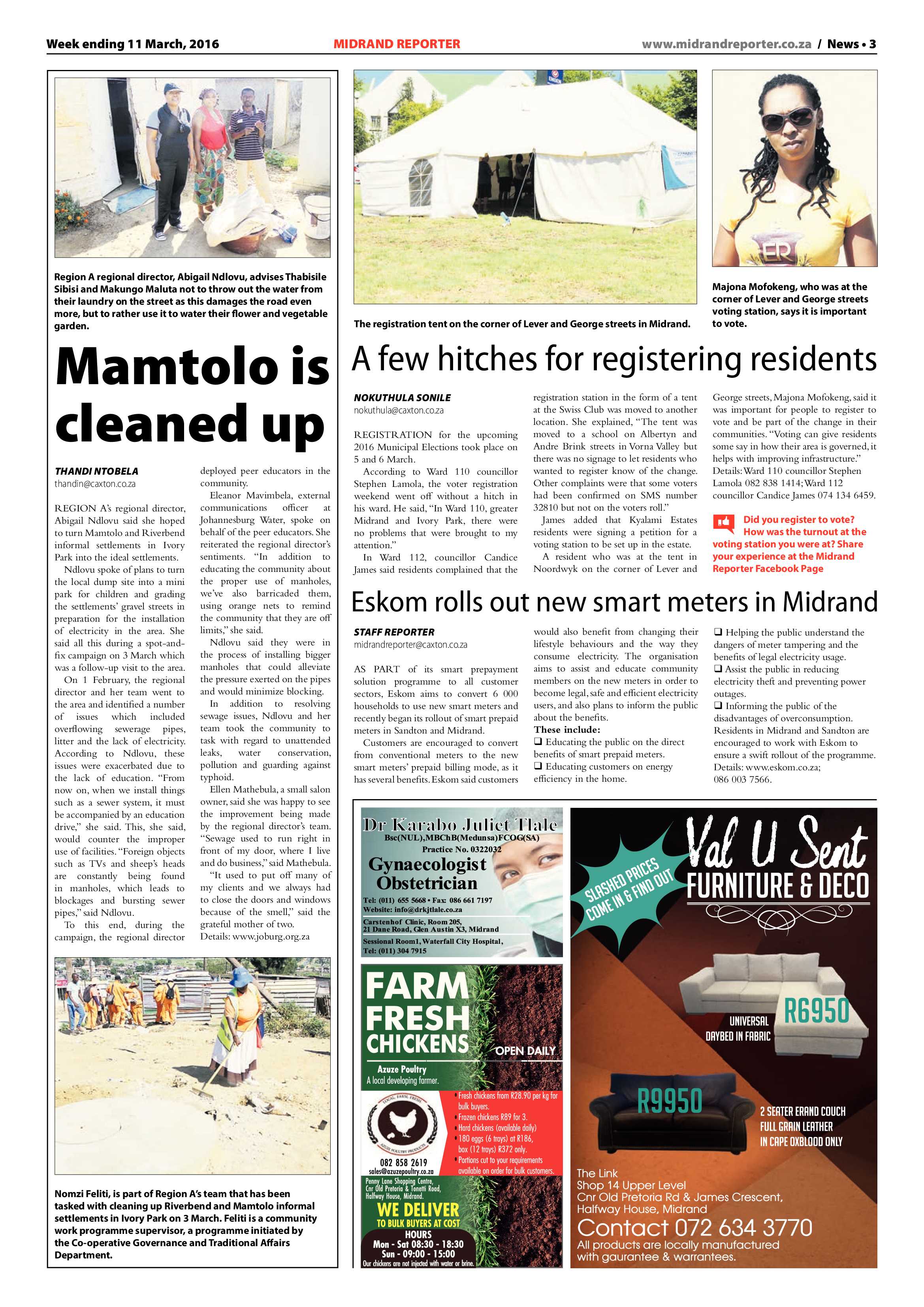 Midrand Reporter 11 March 2016 page 3