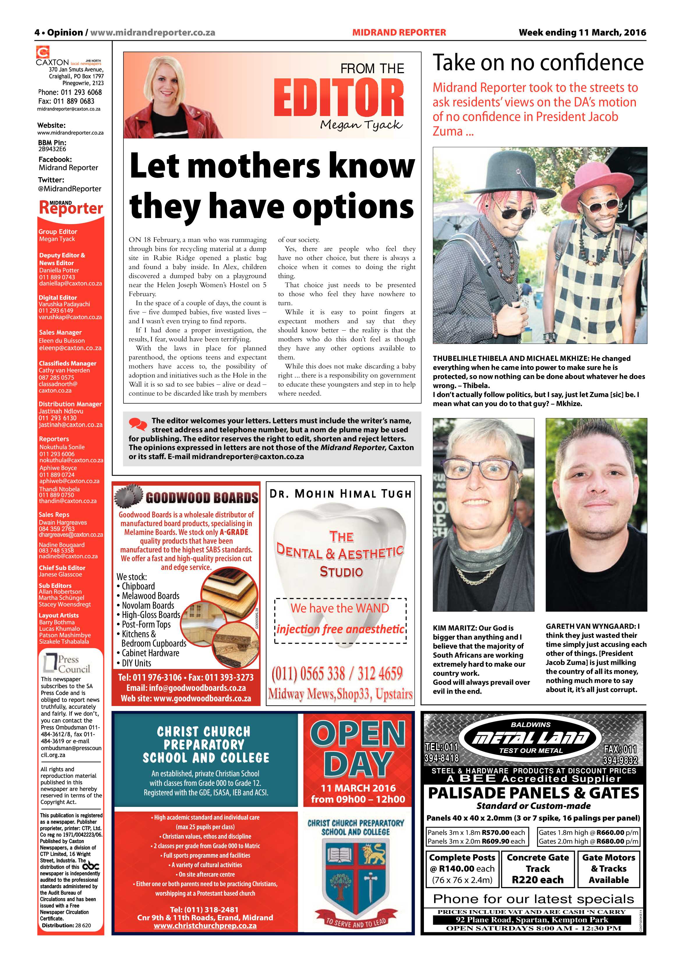 Midrand Reporter 11 March 2016 page 4