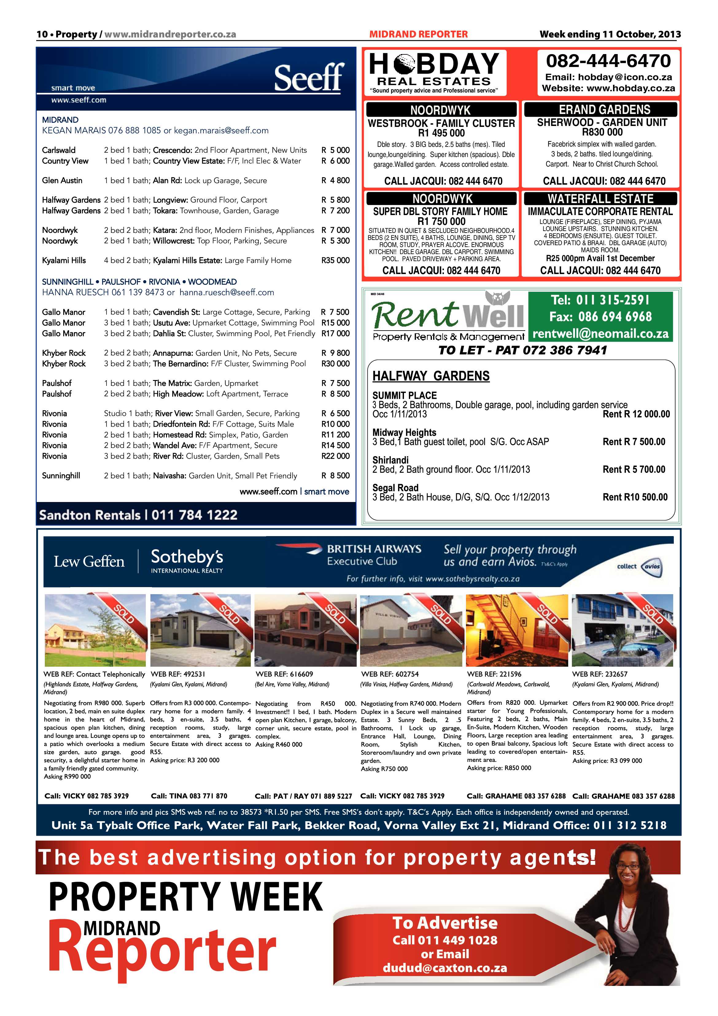 Midrand Reporter 11 October 2013 page 10