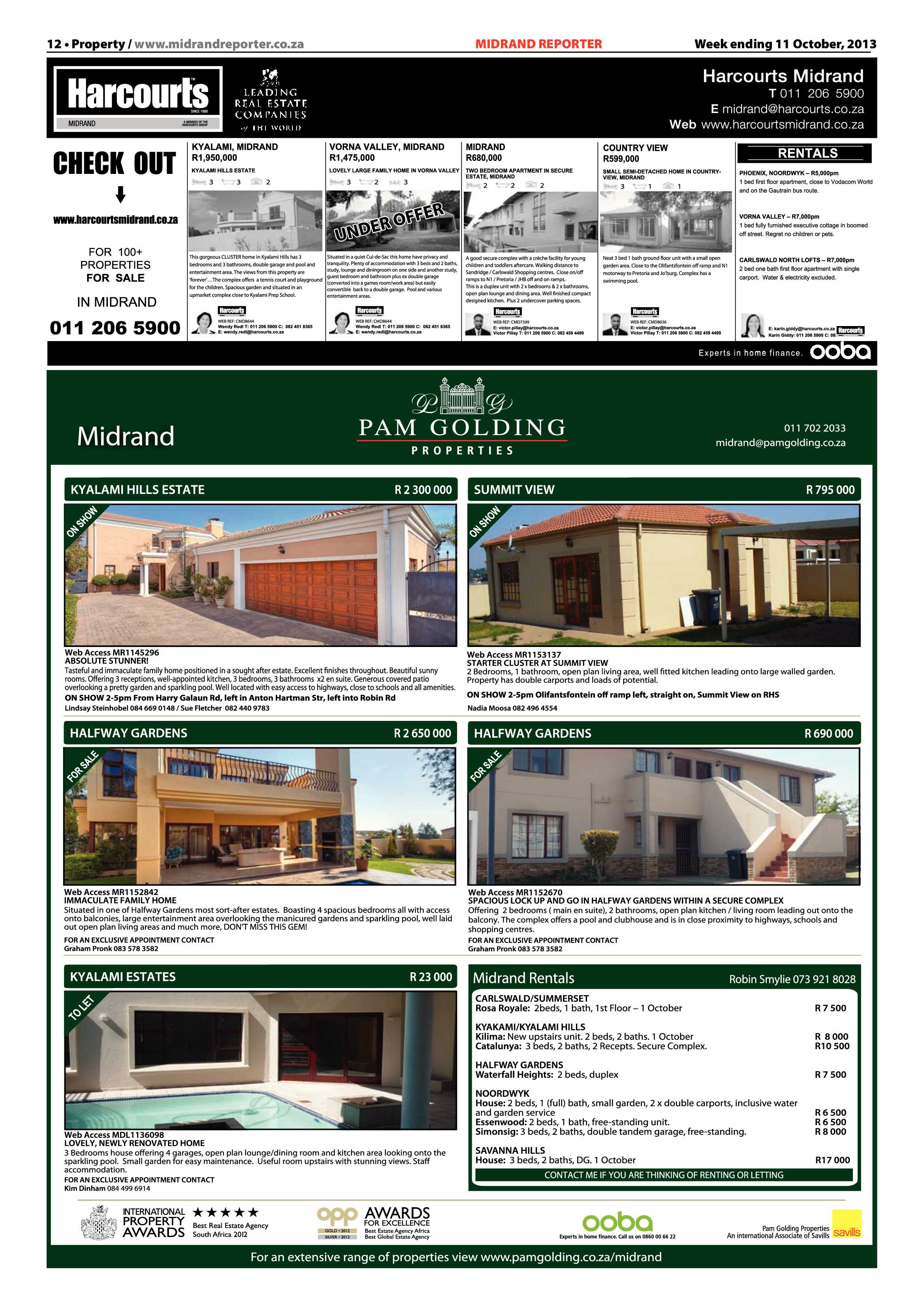 Midrand Reporter 11 October 2013 page 12