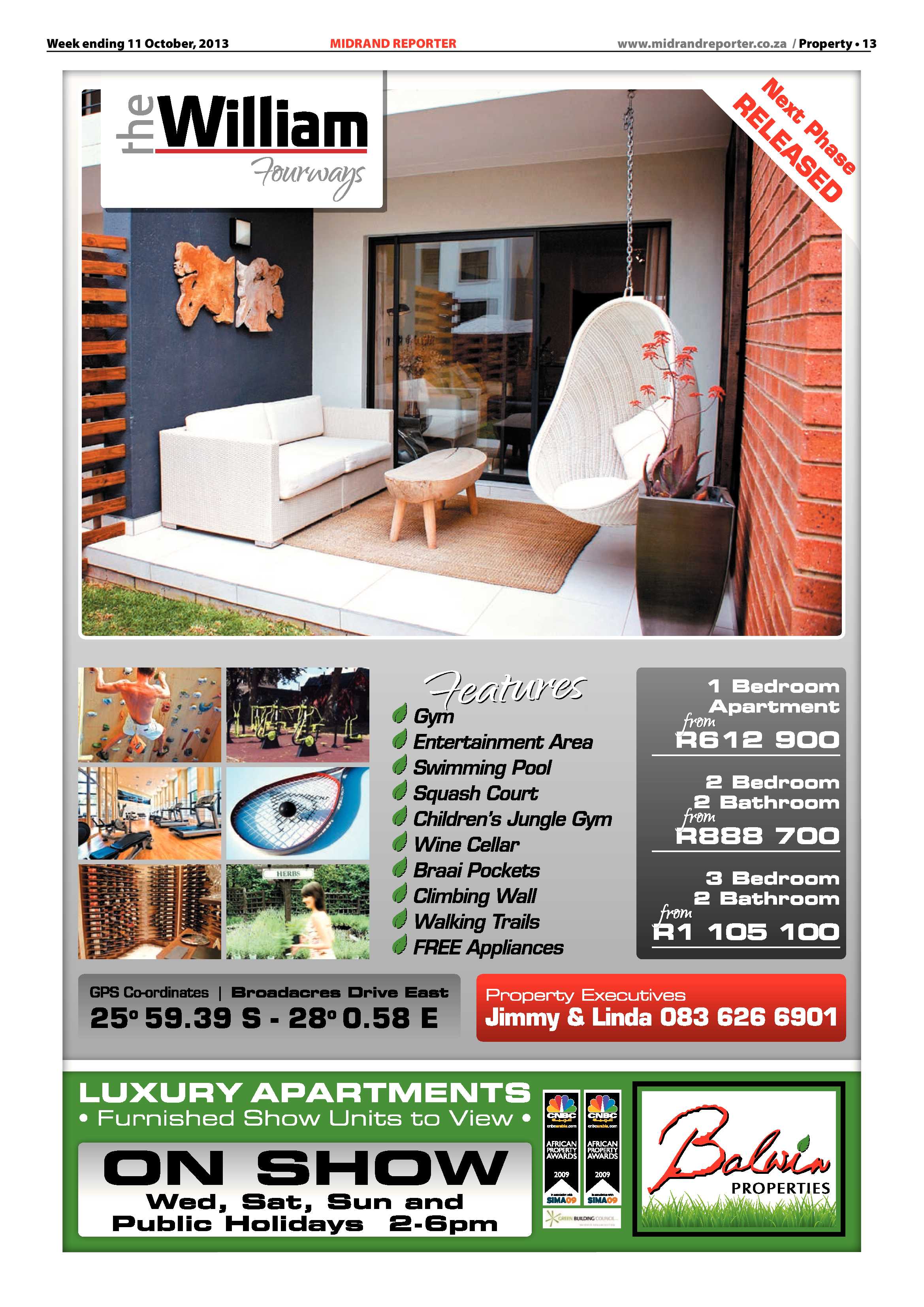 Midrand Reporter 11 October 2013 page 13