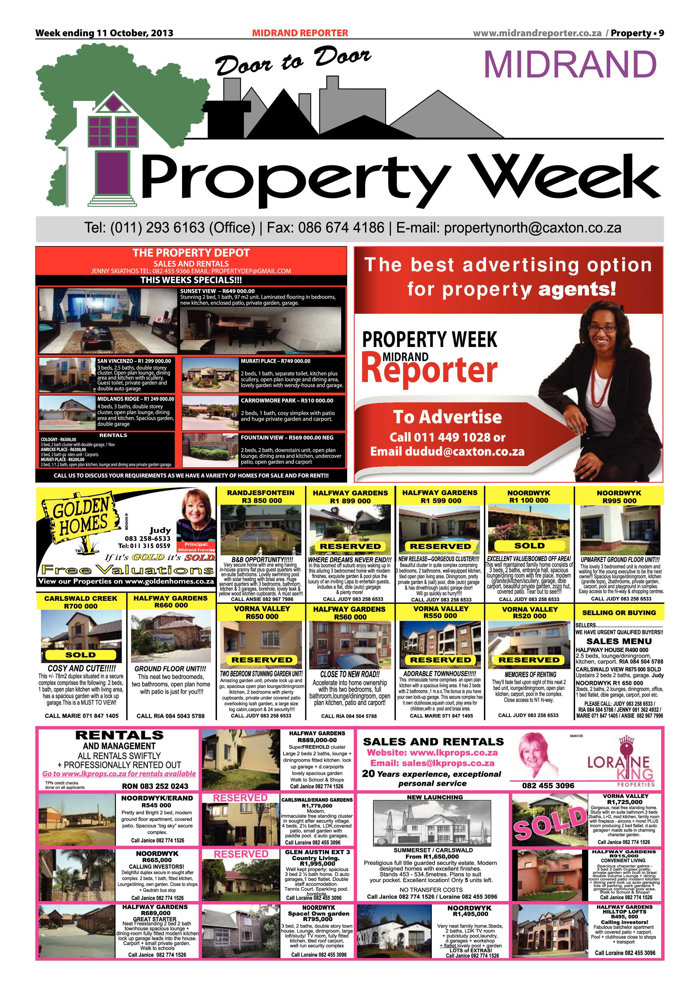 Midrand Reporter 11 October 2013 page 9