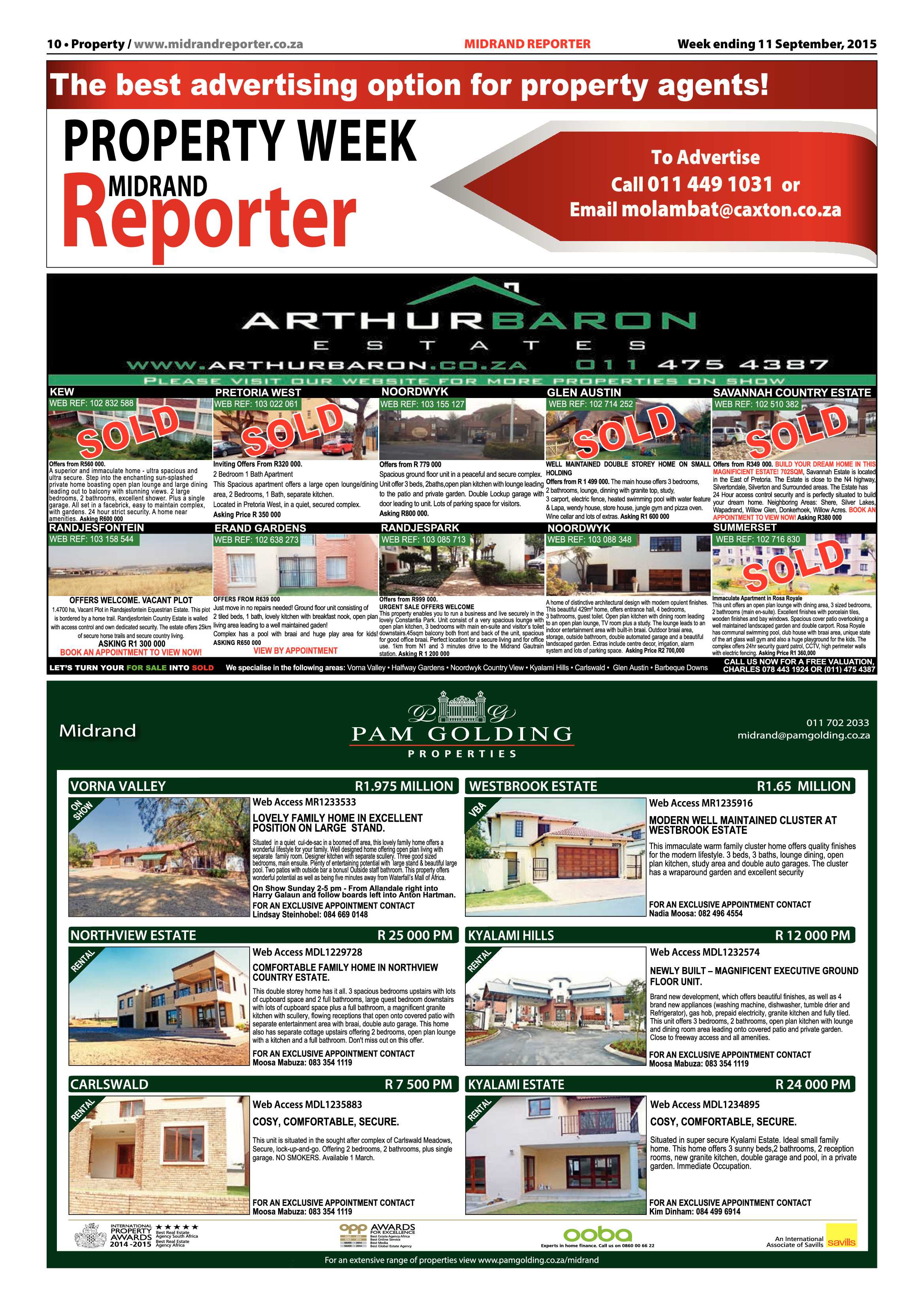 Midrand Reporter 11 September 2015 page 16