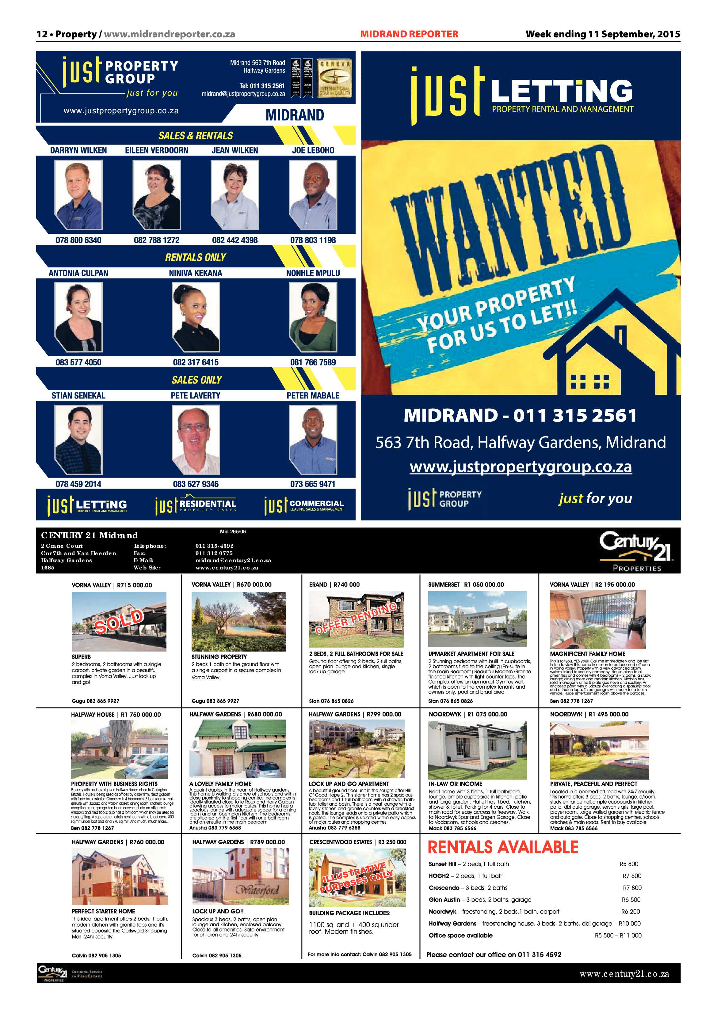 Midrand Reporter 11 September 2015 page 18