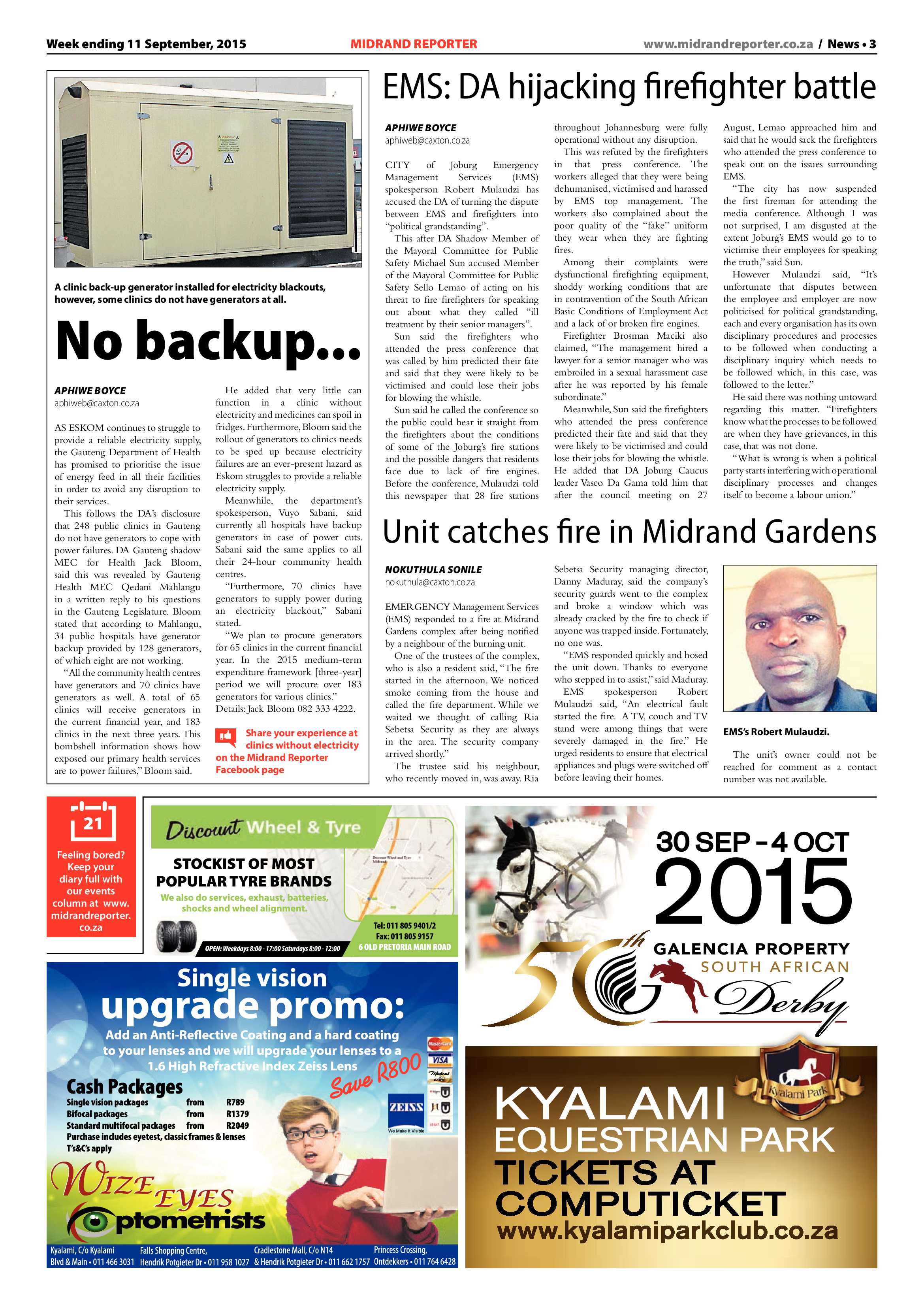Midrand Reporter 11 September 2015 page 3