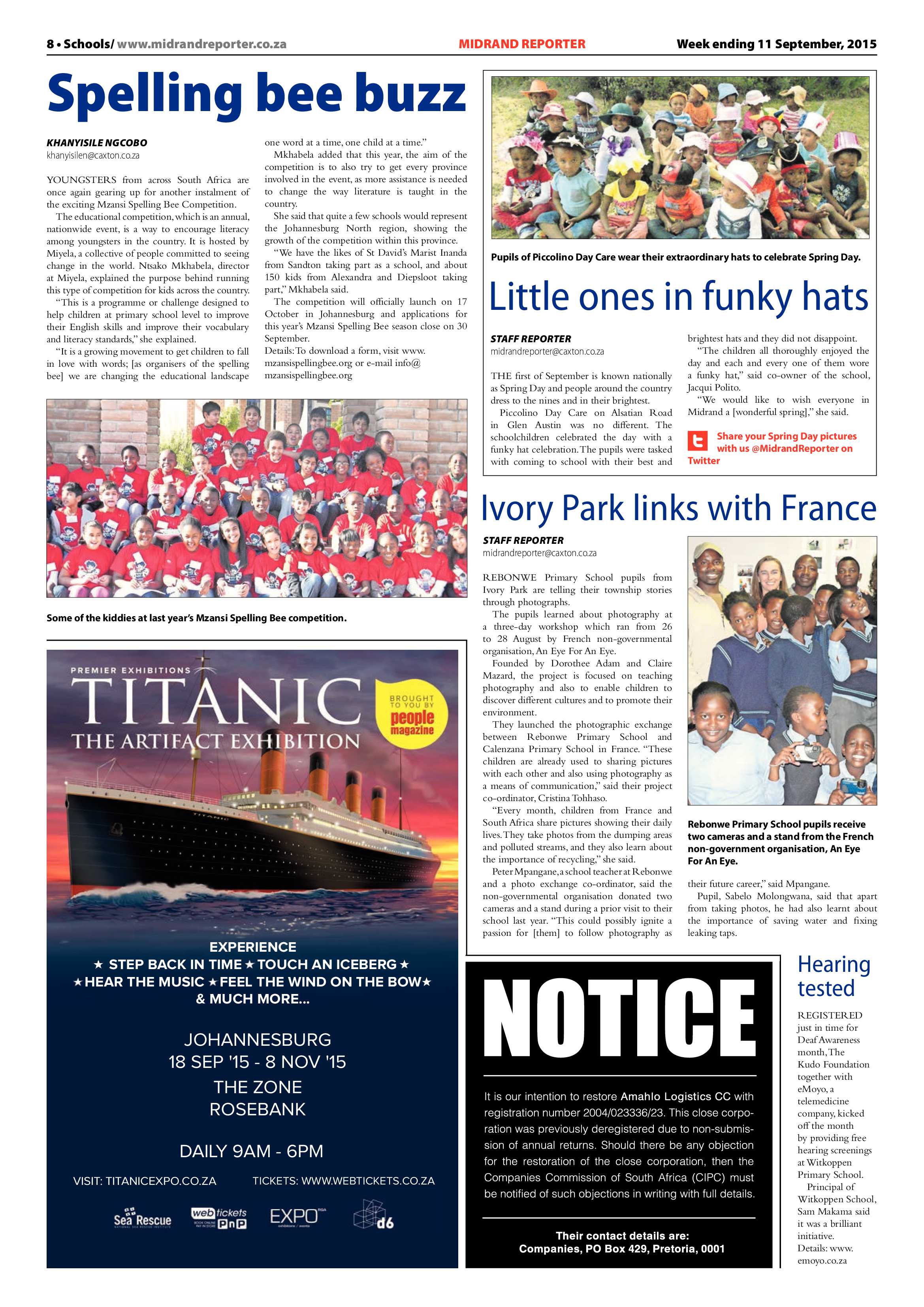 Midrand Reporter 11 September 2015 page 8
