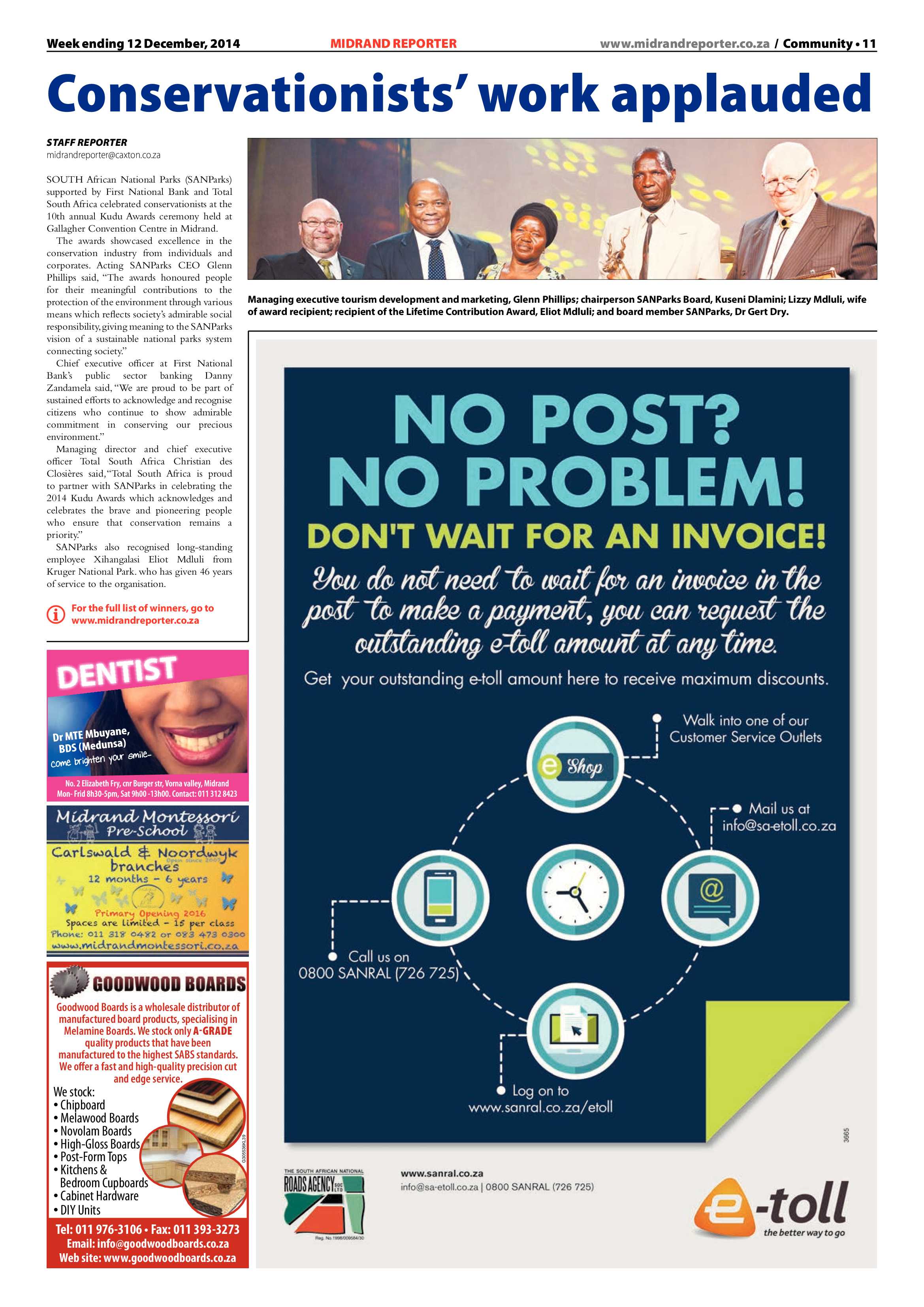 Midrand Reporter 12 December 2014 page 11