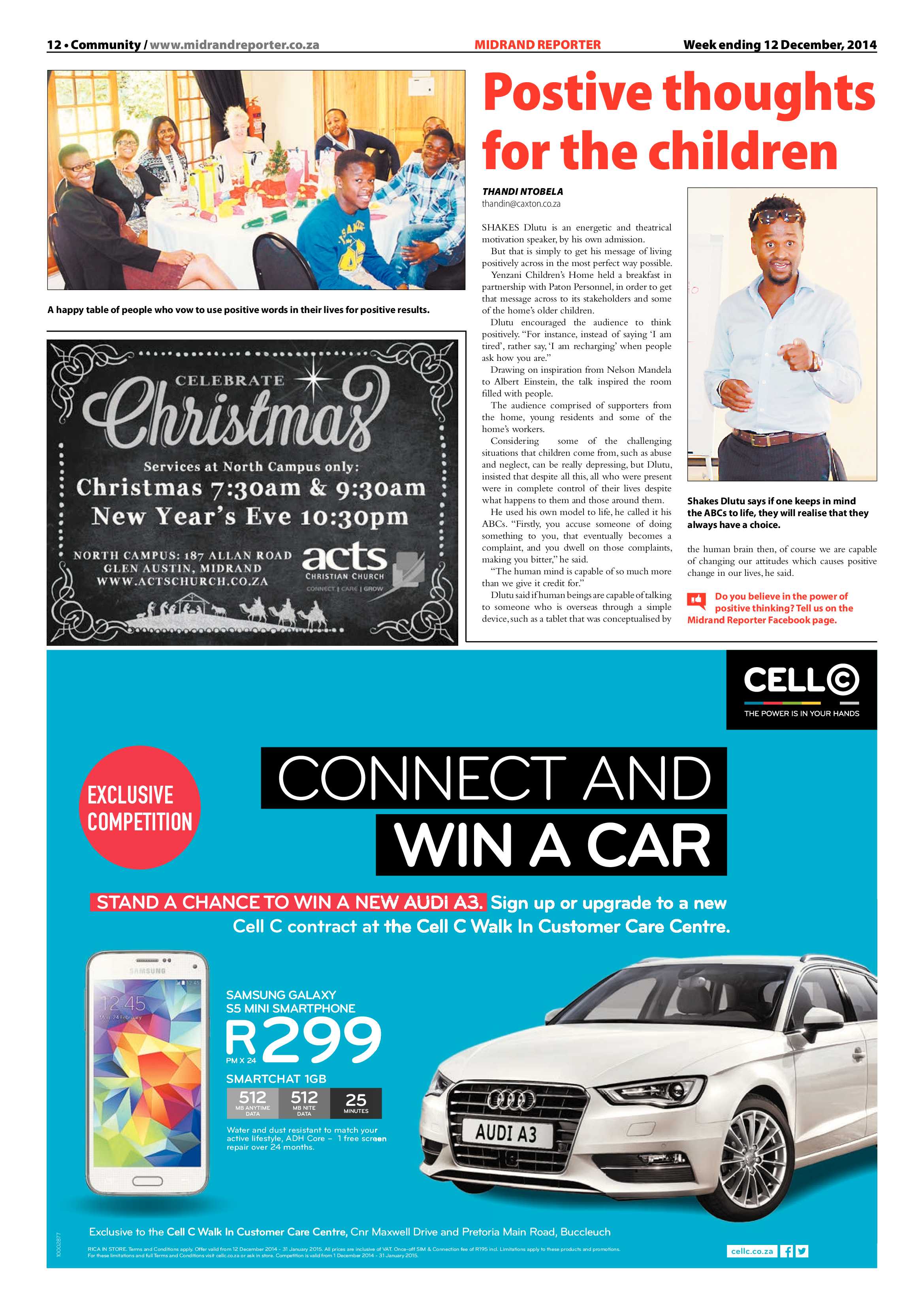 Midrand Reporter 12 December 2014 page 12