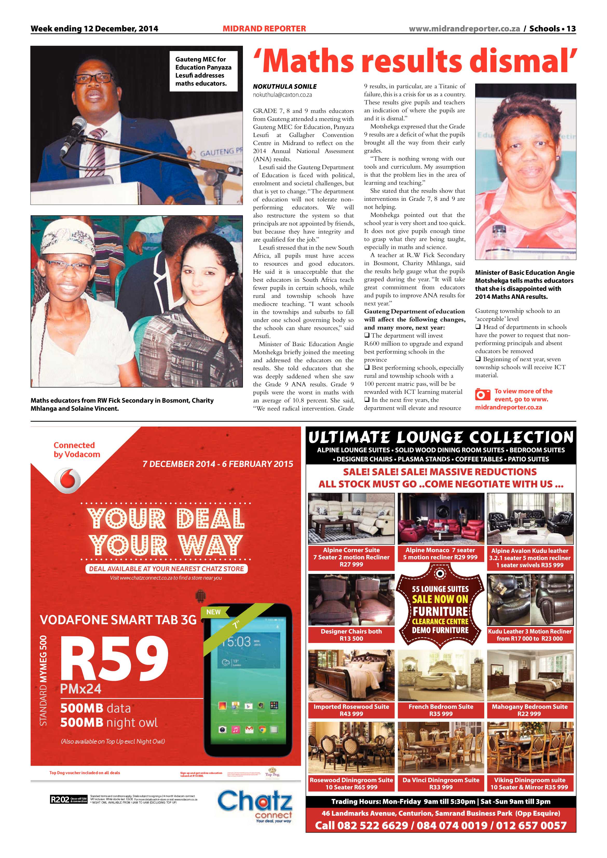 Midrand Reporter 12 December 2014 page 13