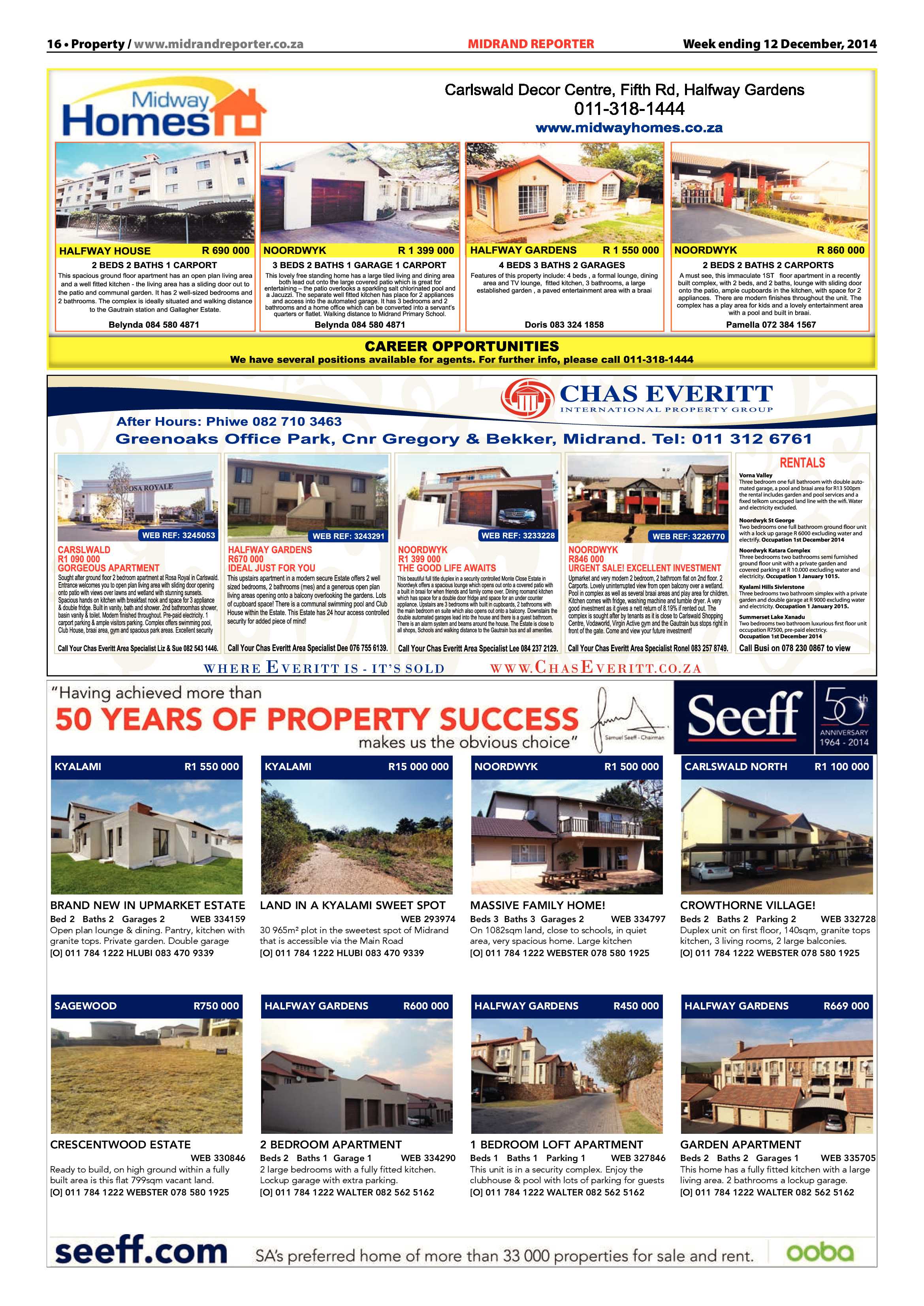 Midrand Reporter 12 December 2014 page 16