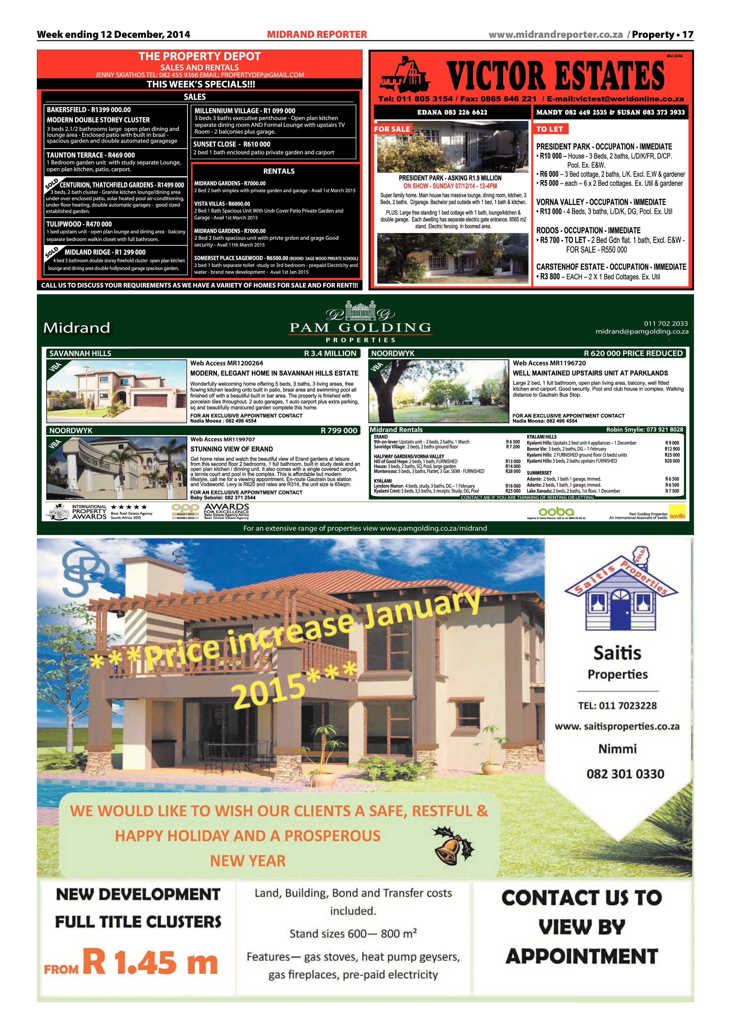 Midrand Reporter 12 December 2014 page 17