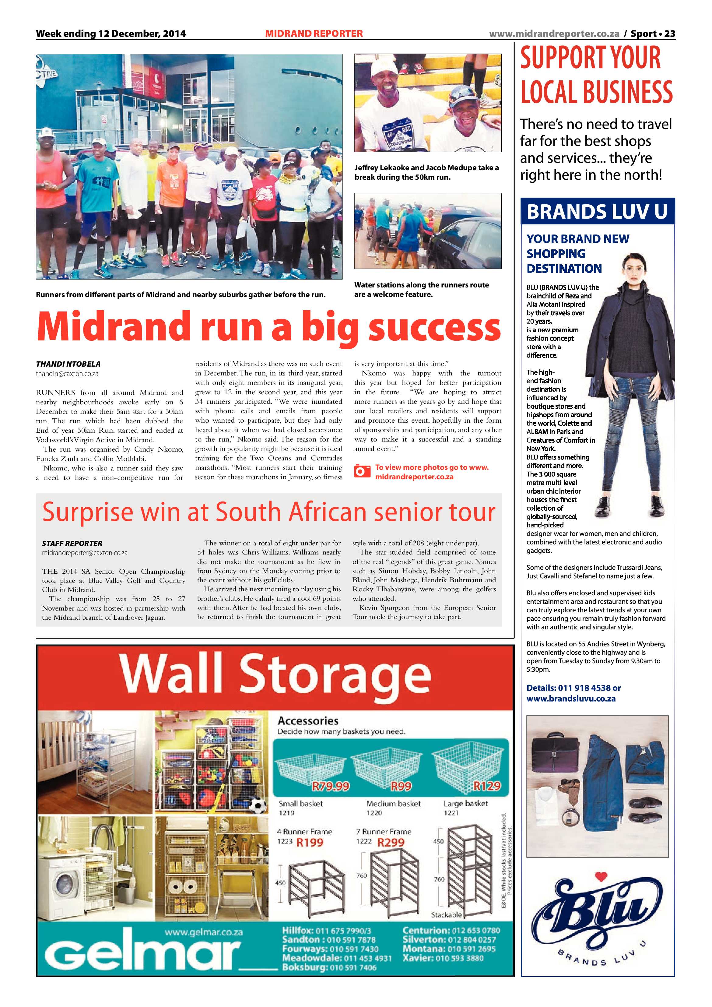 Midrand Reporter 12 December 2014 page 23