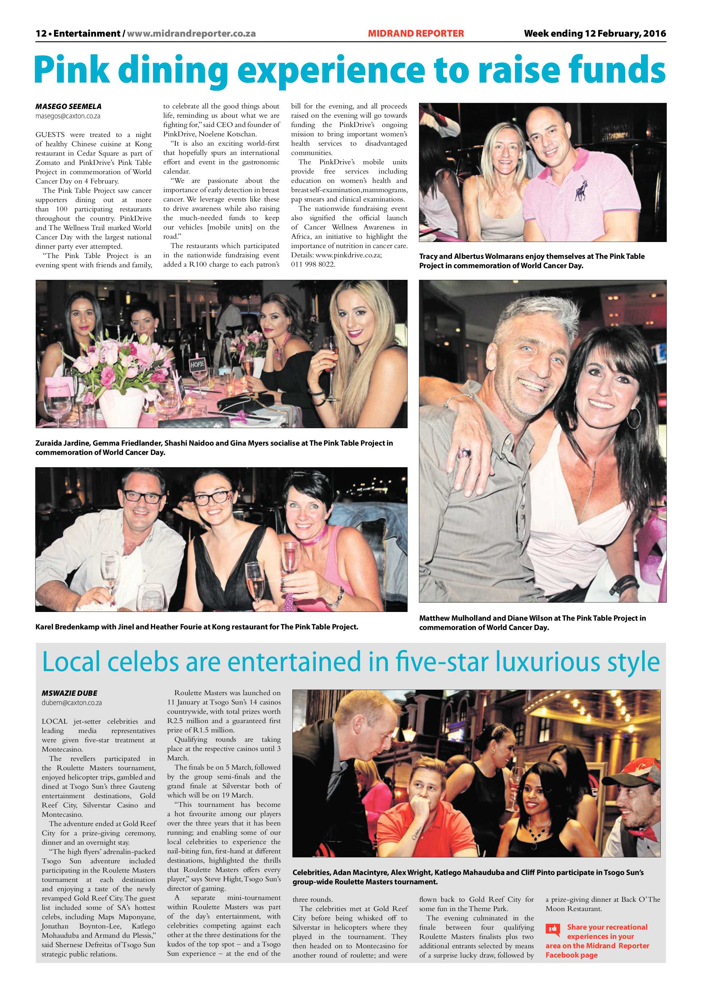 Midrand Reporter 12 February 2016 page 12