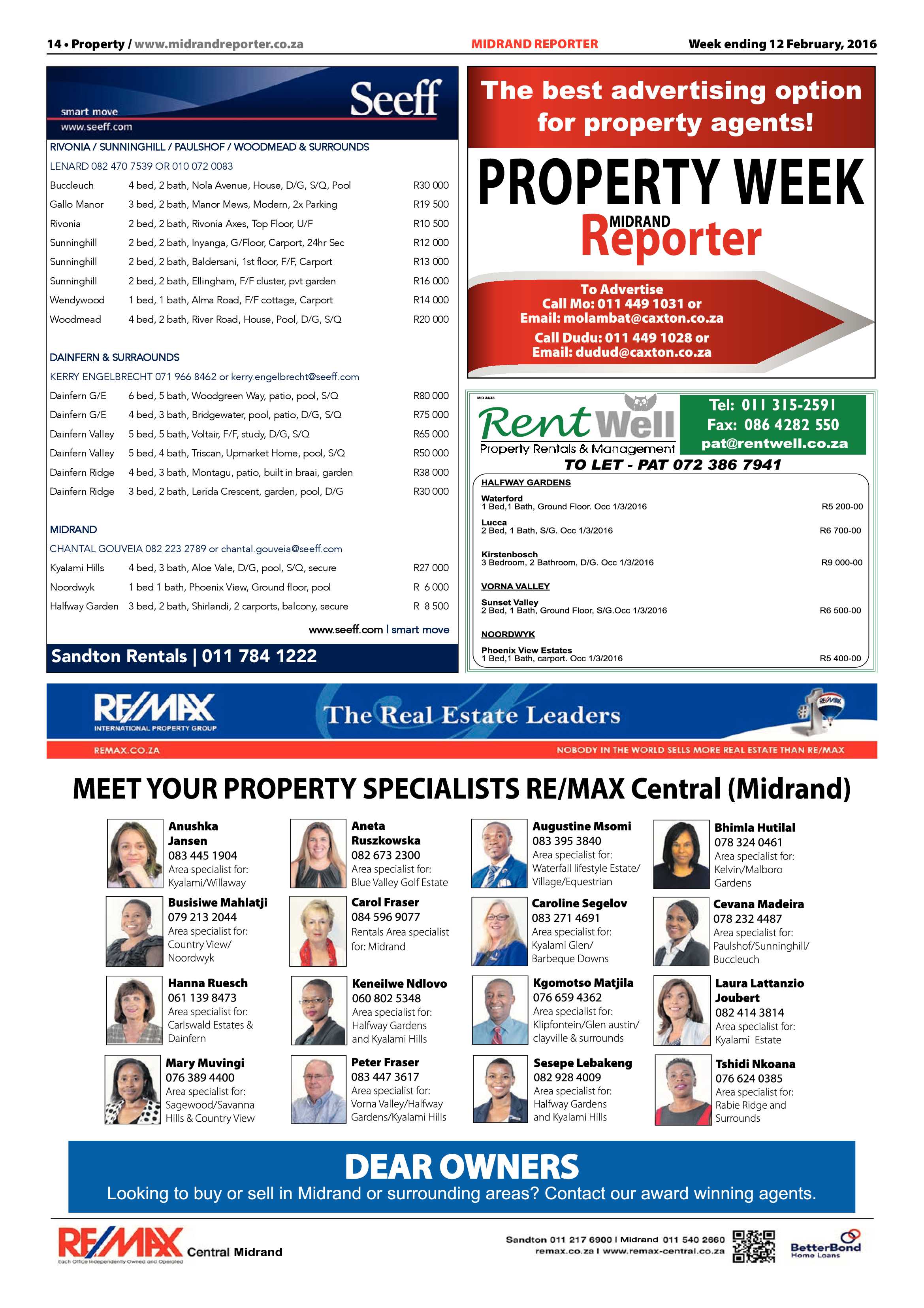 Midrand Reporter 12 February 2016 page 14