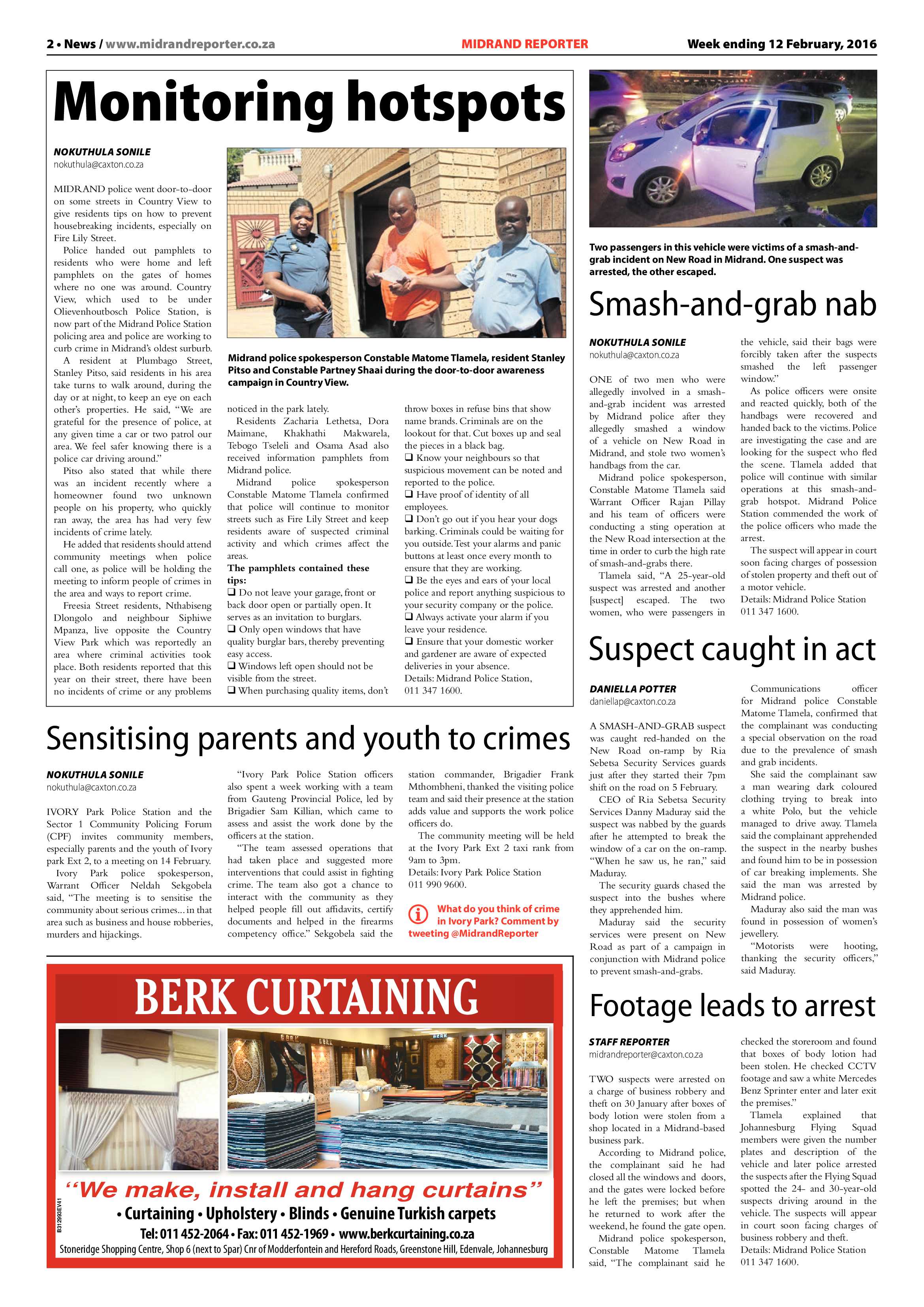 Midrand Reporter 12 February 2016 page 2
