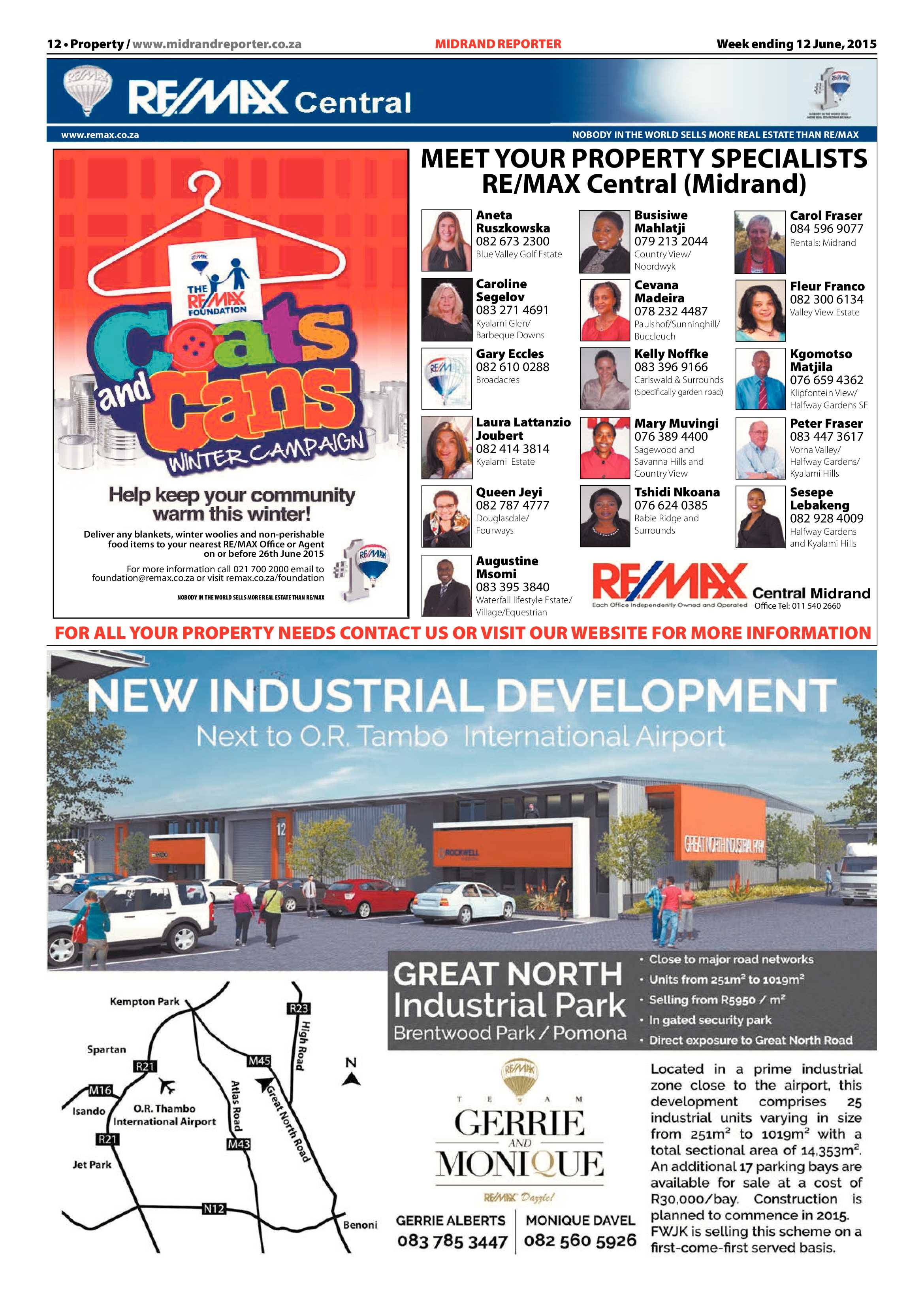 Midrand Reporter 12 June 2015 page 12