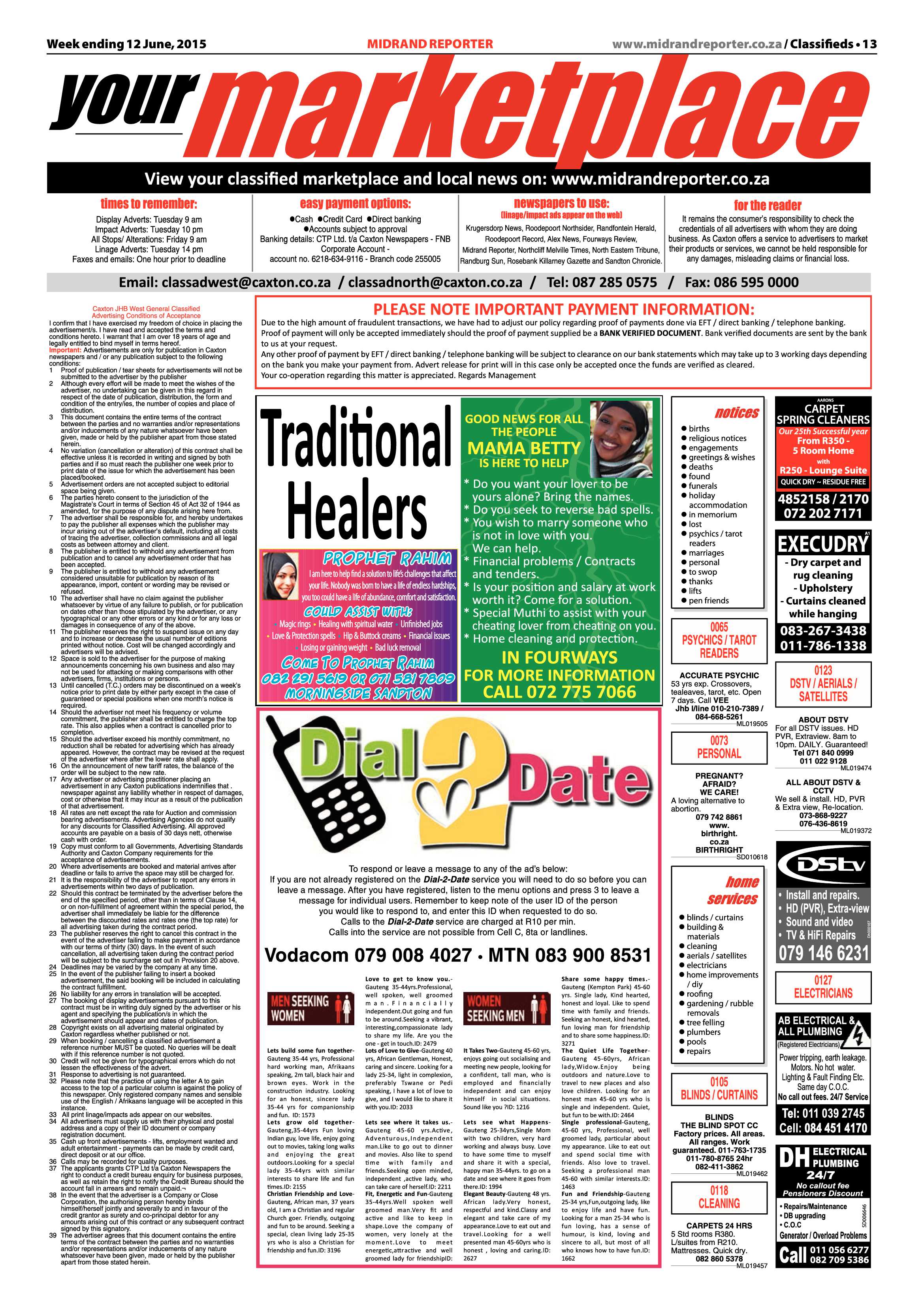 Midrand Reporter 12 June 2015 page 13