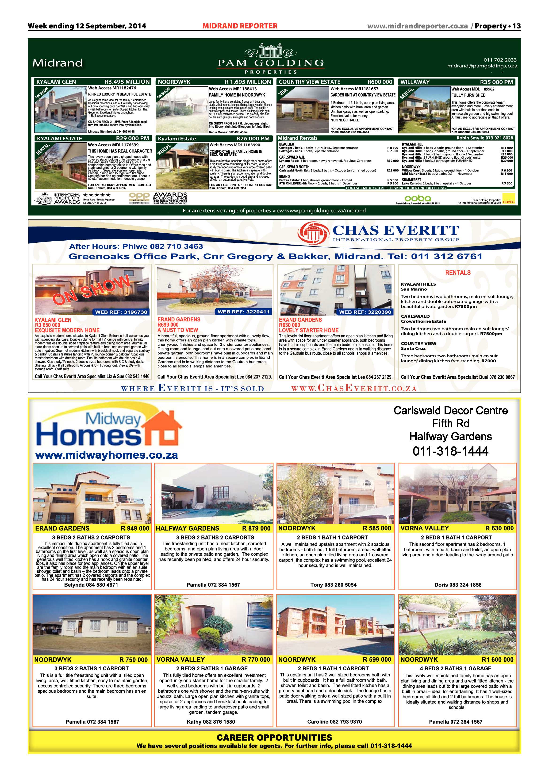 Midrand Reporter 12 September 2014 page 13