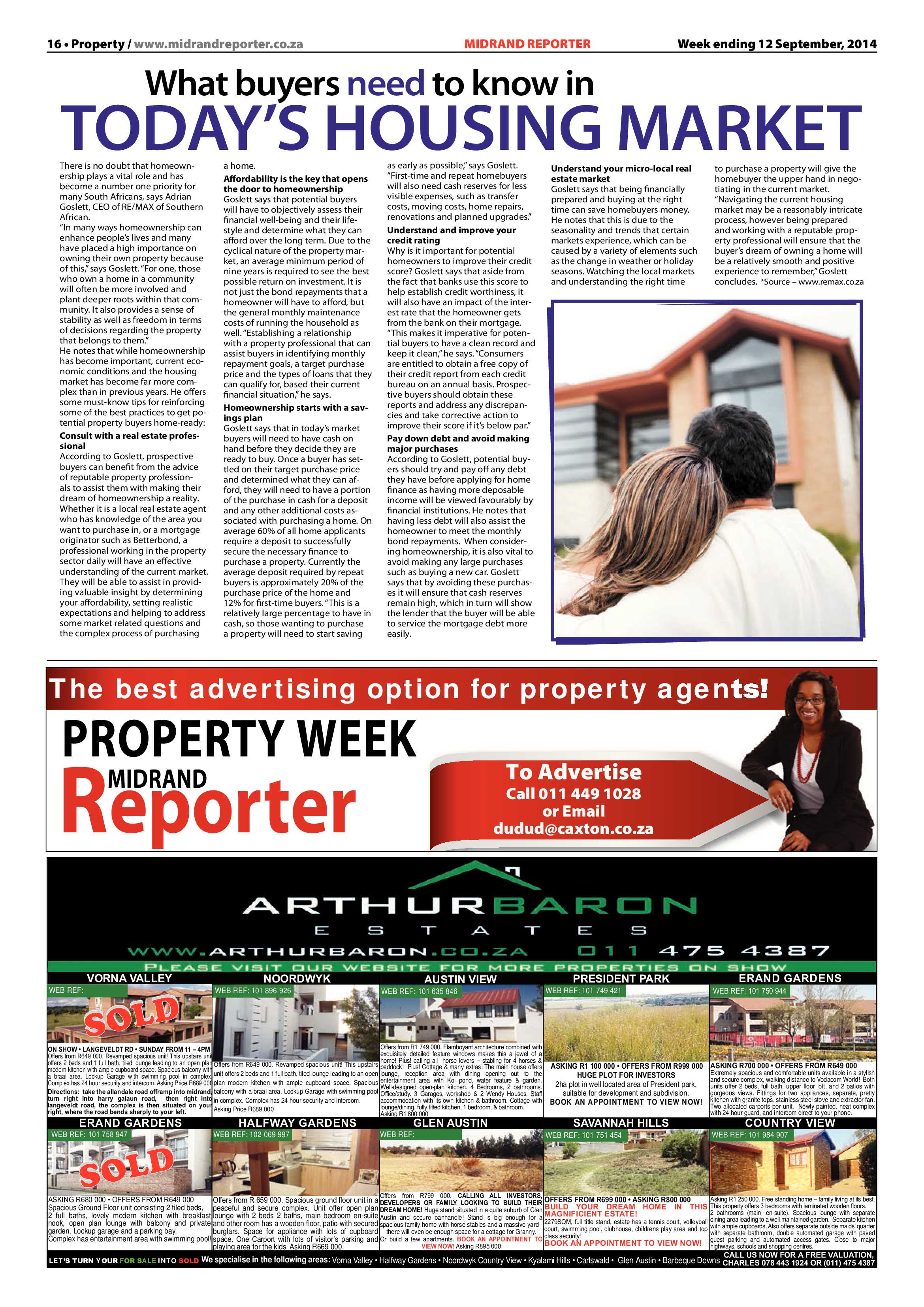 Midrand Reporter 12 September 2014 page 16