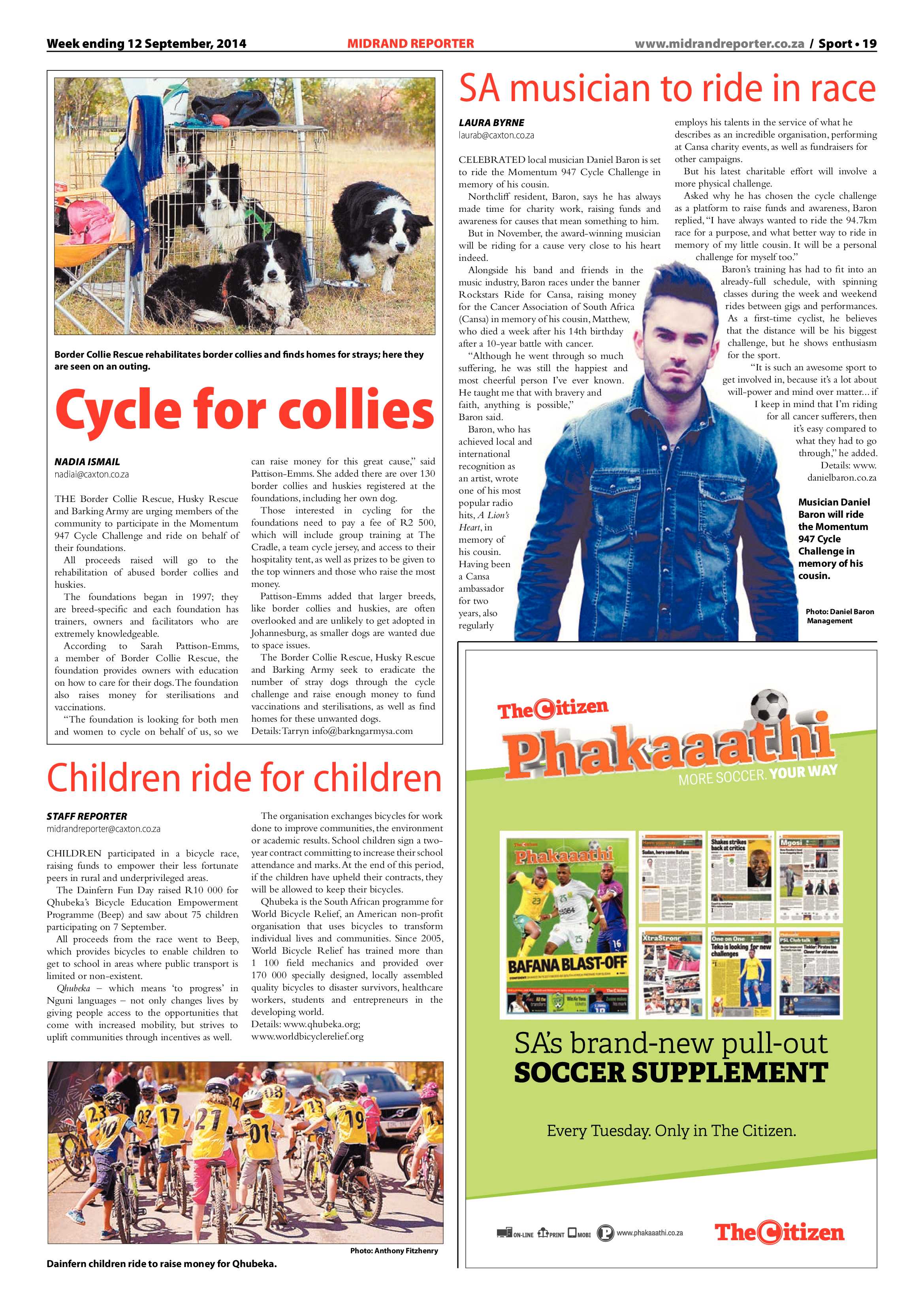 Midrand Reporter 12 September 2014 page 19